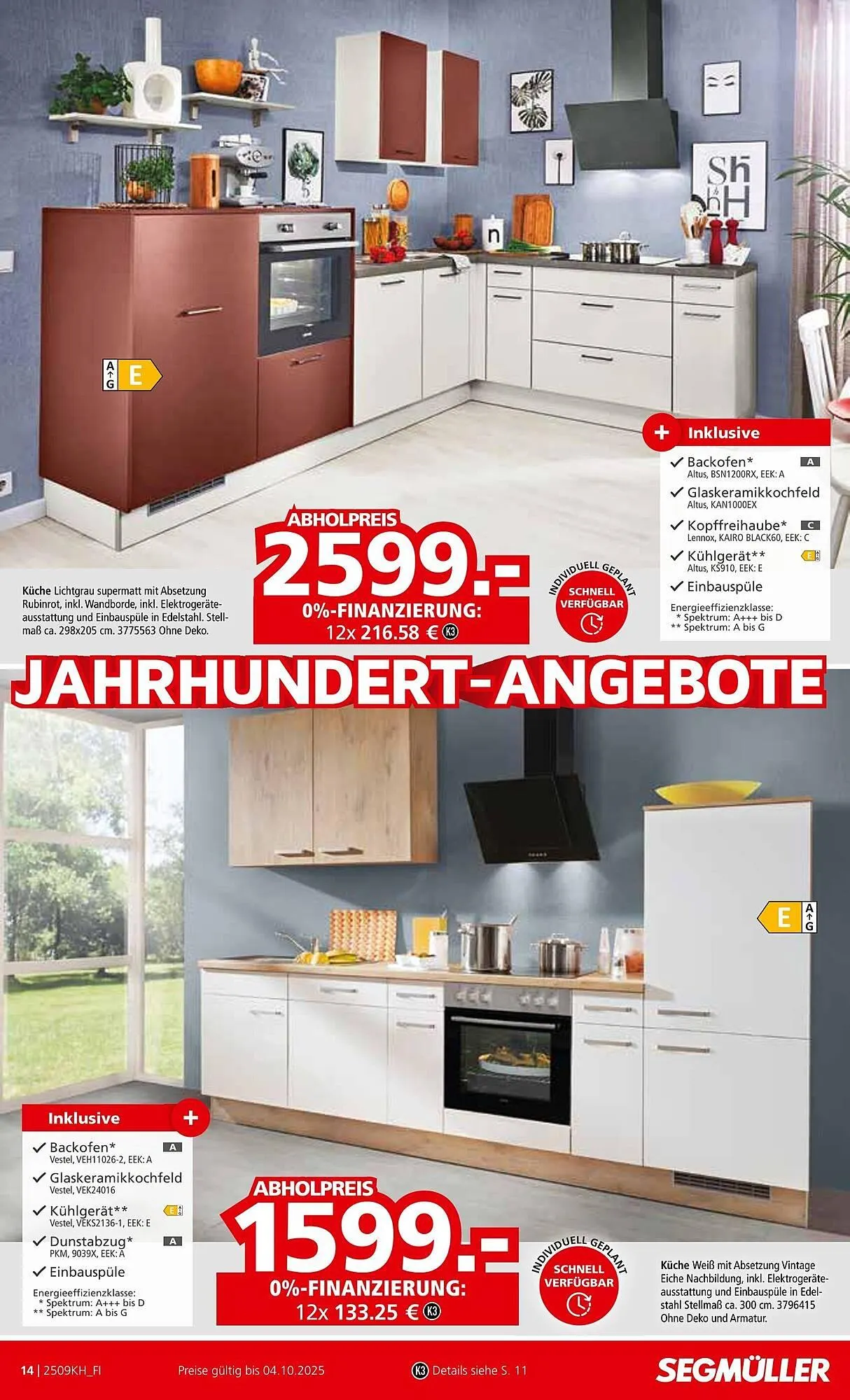 Segmüller Prospekt von 30. August bis 4. Oktober 2025 - Prospekt seite 14