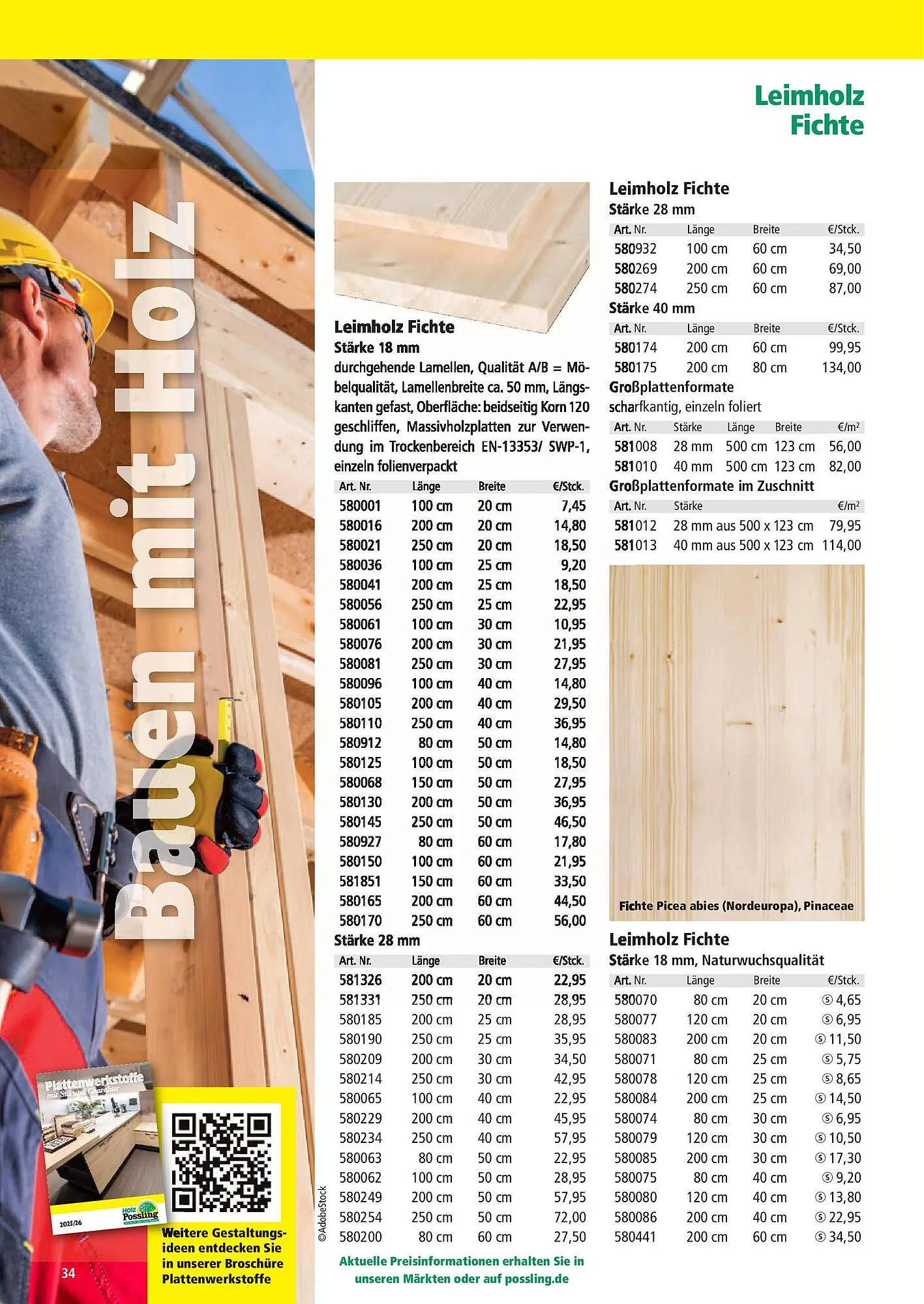 Holz Possling Prospekt von 31. März bis 30. Juni 2025 - Prospekt seite 34