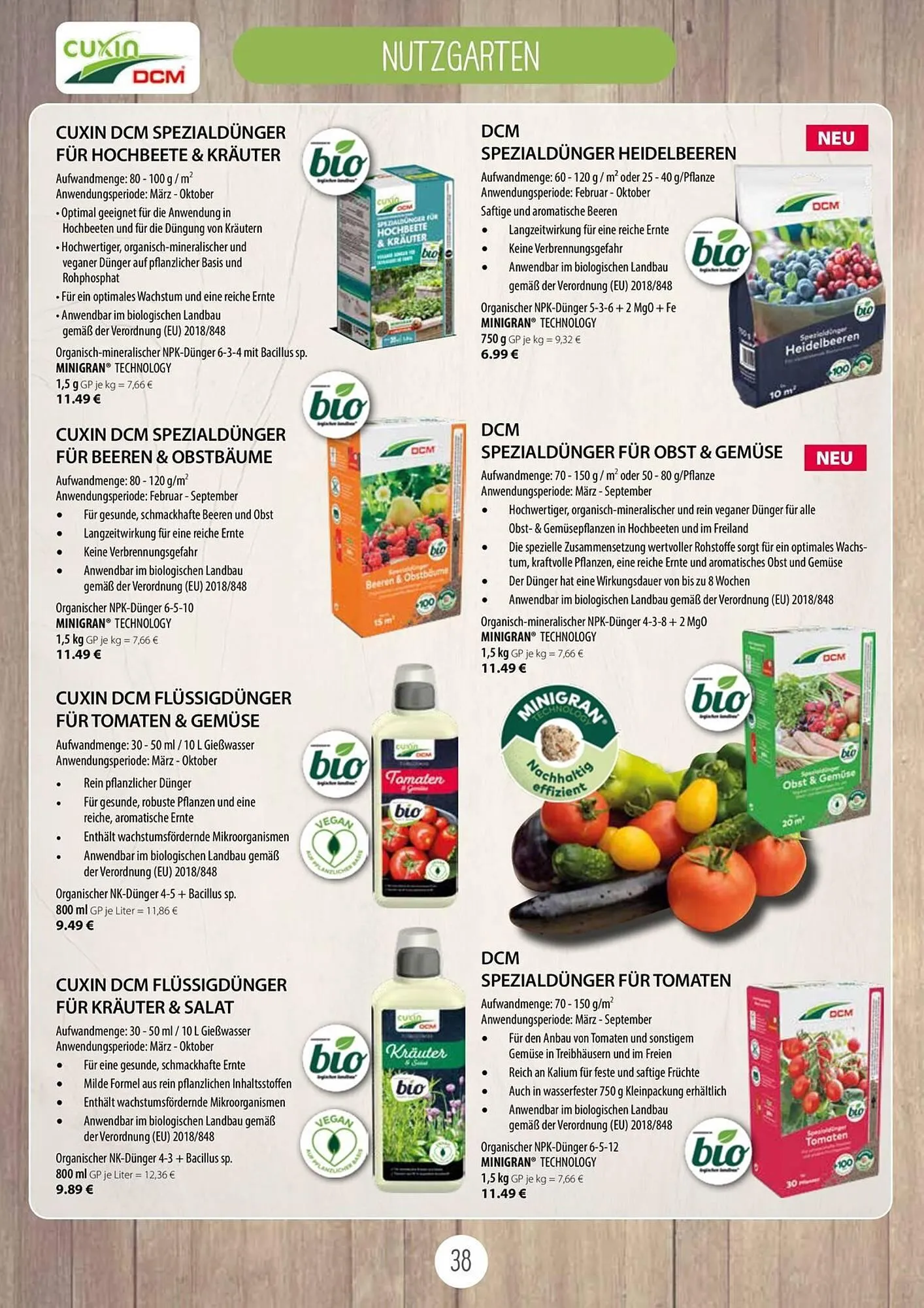 Kiebitzmarkt Prospekt von 16. April bis 31. August 2025 - Prospekt seite 38