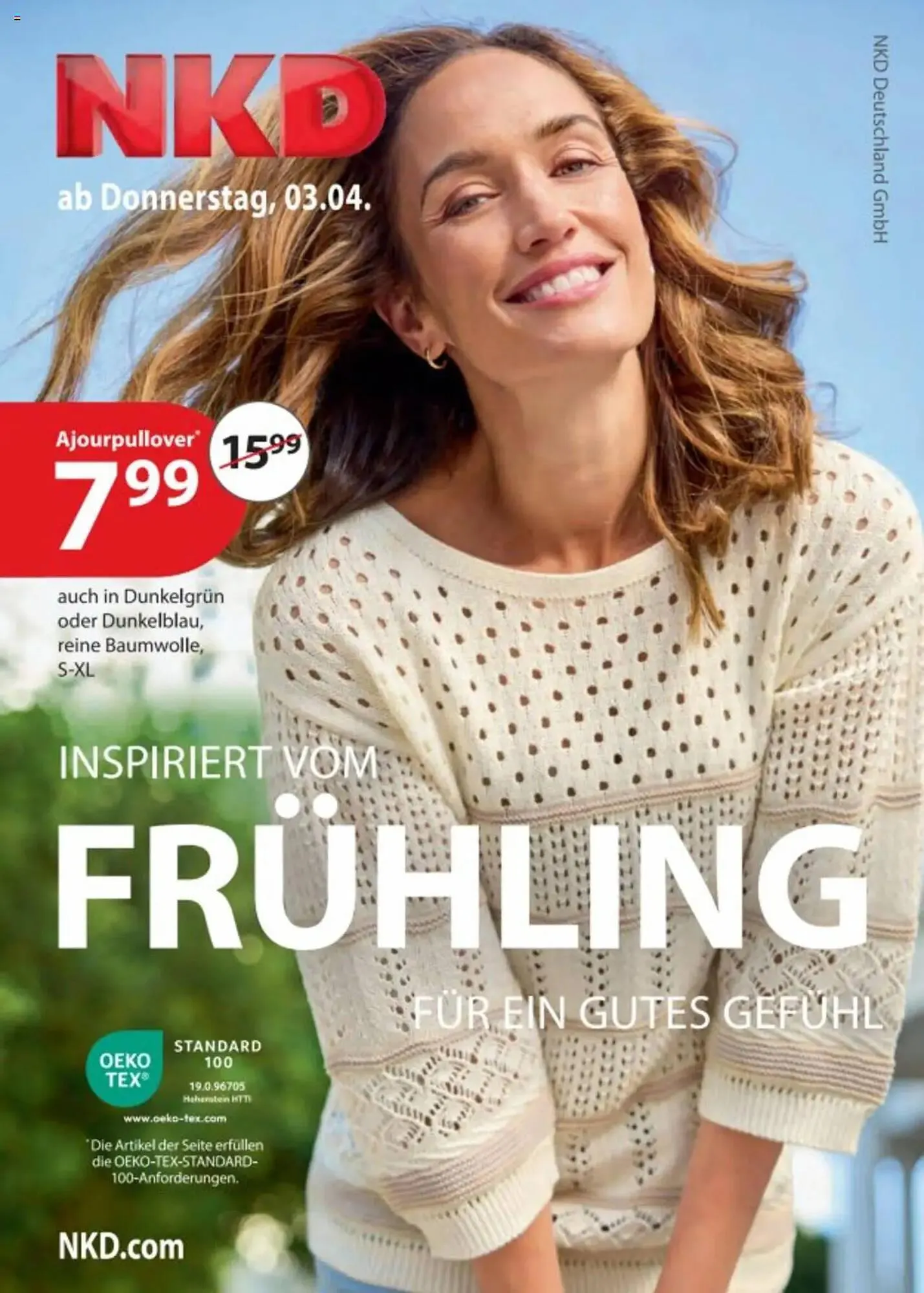 NKD Prospekt von 3. April bis 3. Mai 2025 - Prospekt seite 1