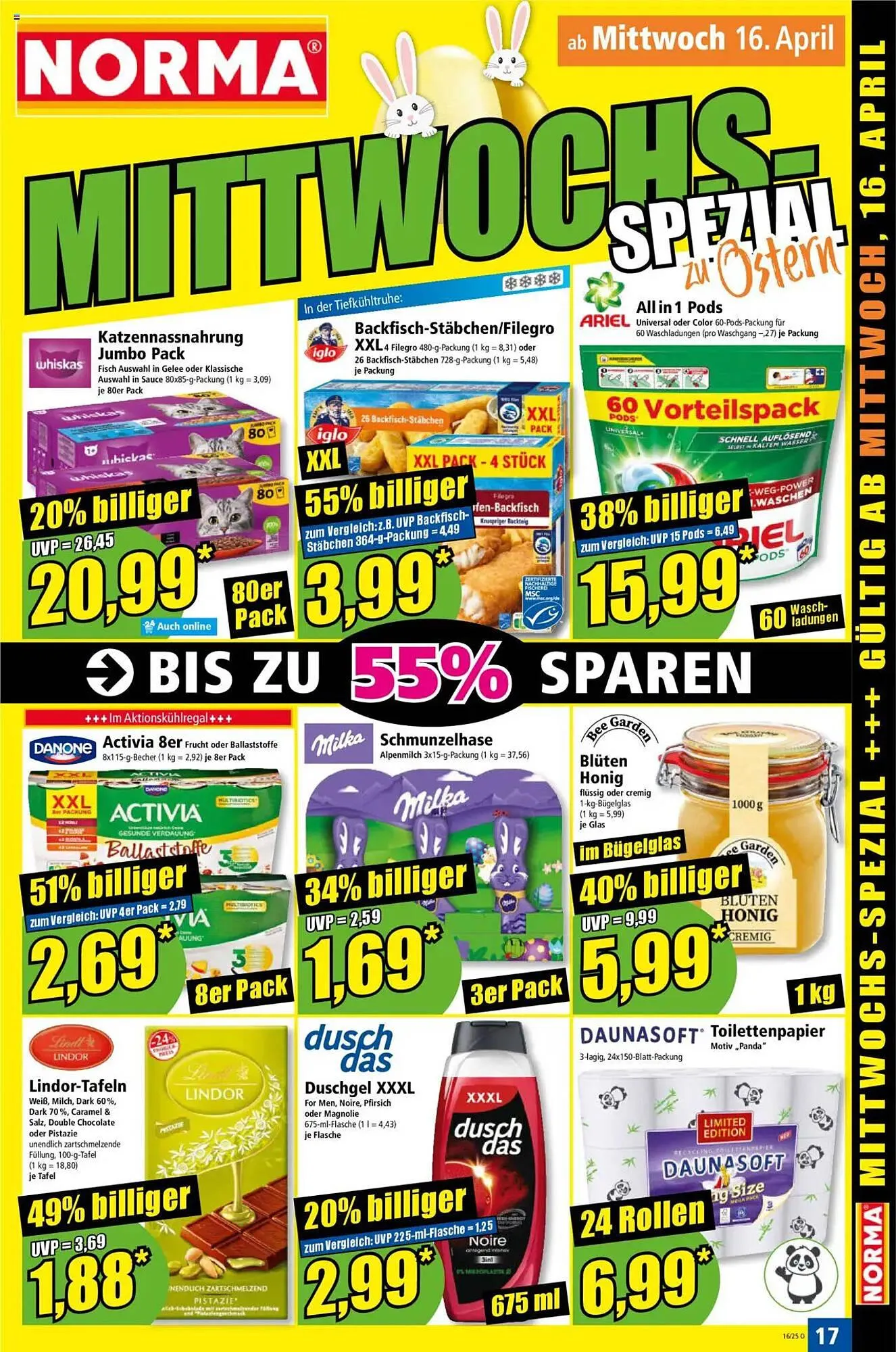 Norma Prospekt von 14. April bis 20. April 2025 - Prospekt seite 17
