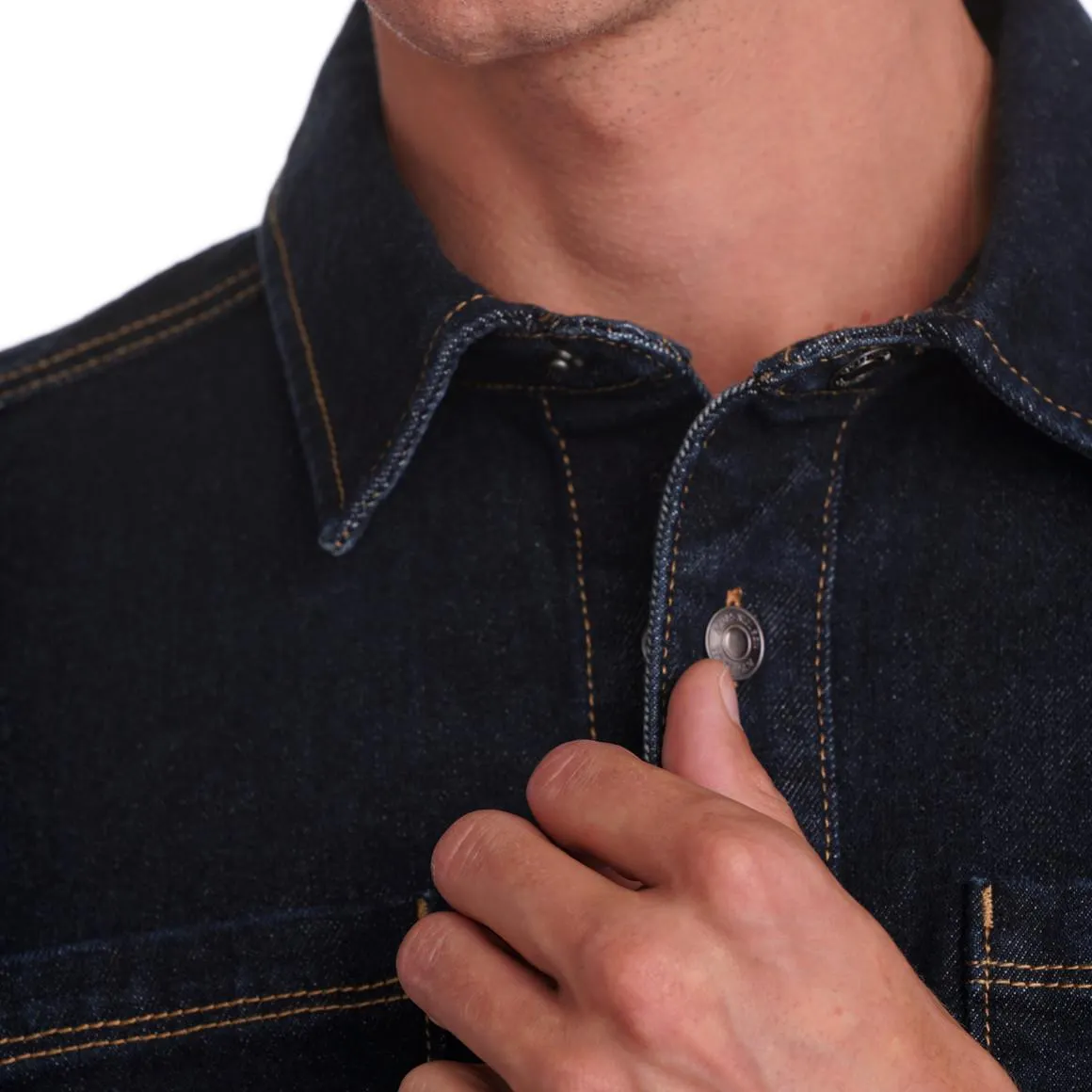 Herren Jeanshemd aus Raw Denim