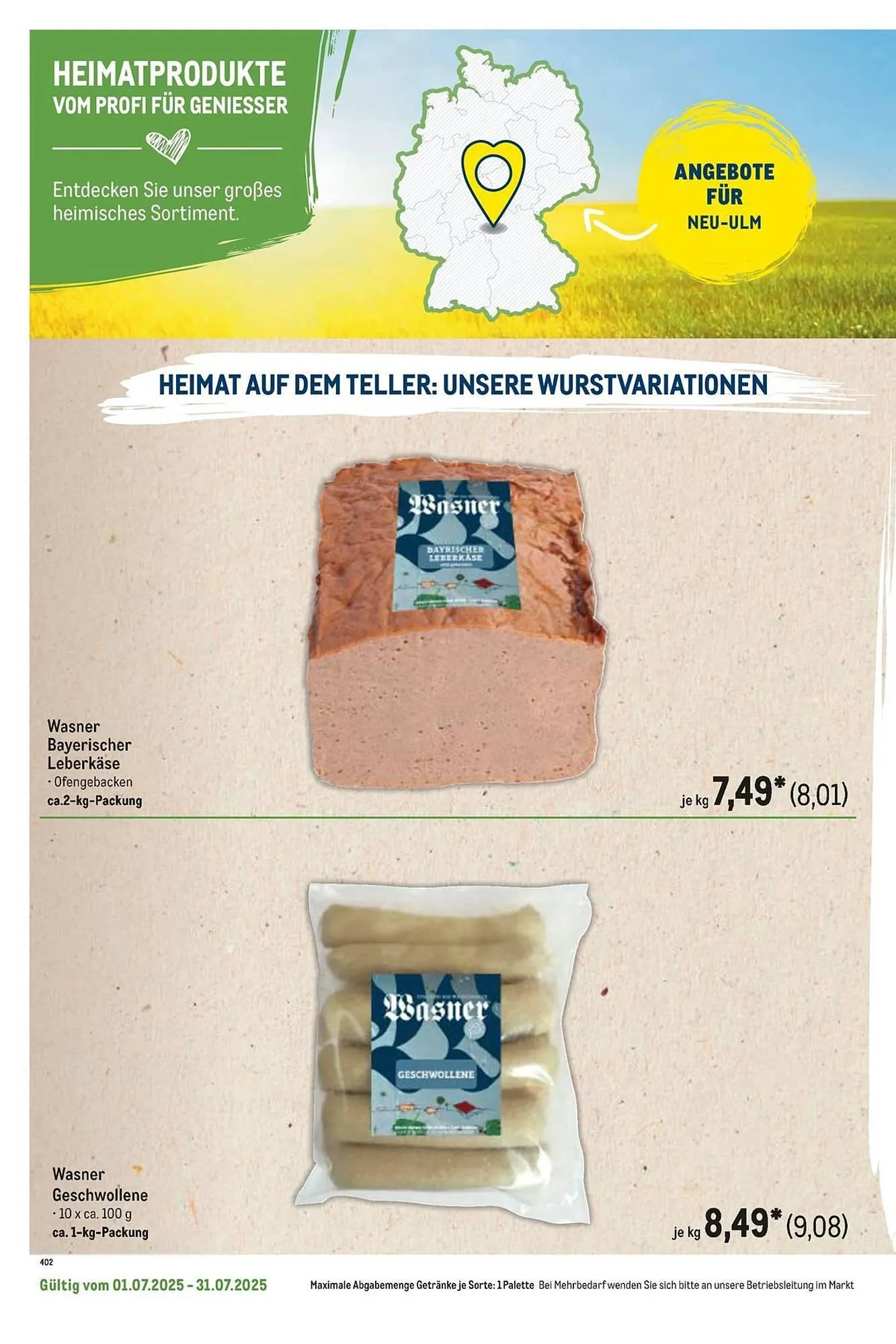 METRO Prospekt von 1. Juli bis 31. Juli 2025 - Prospekt seite 118