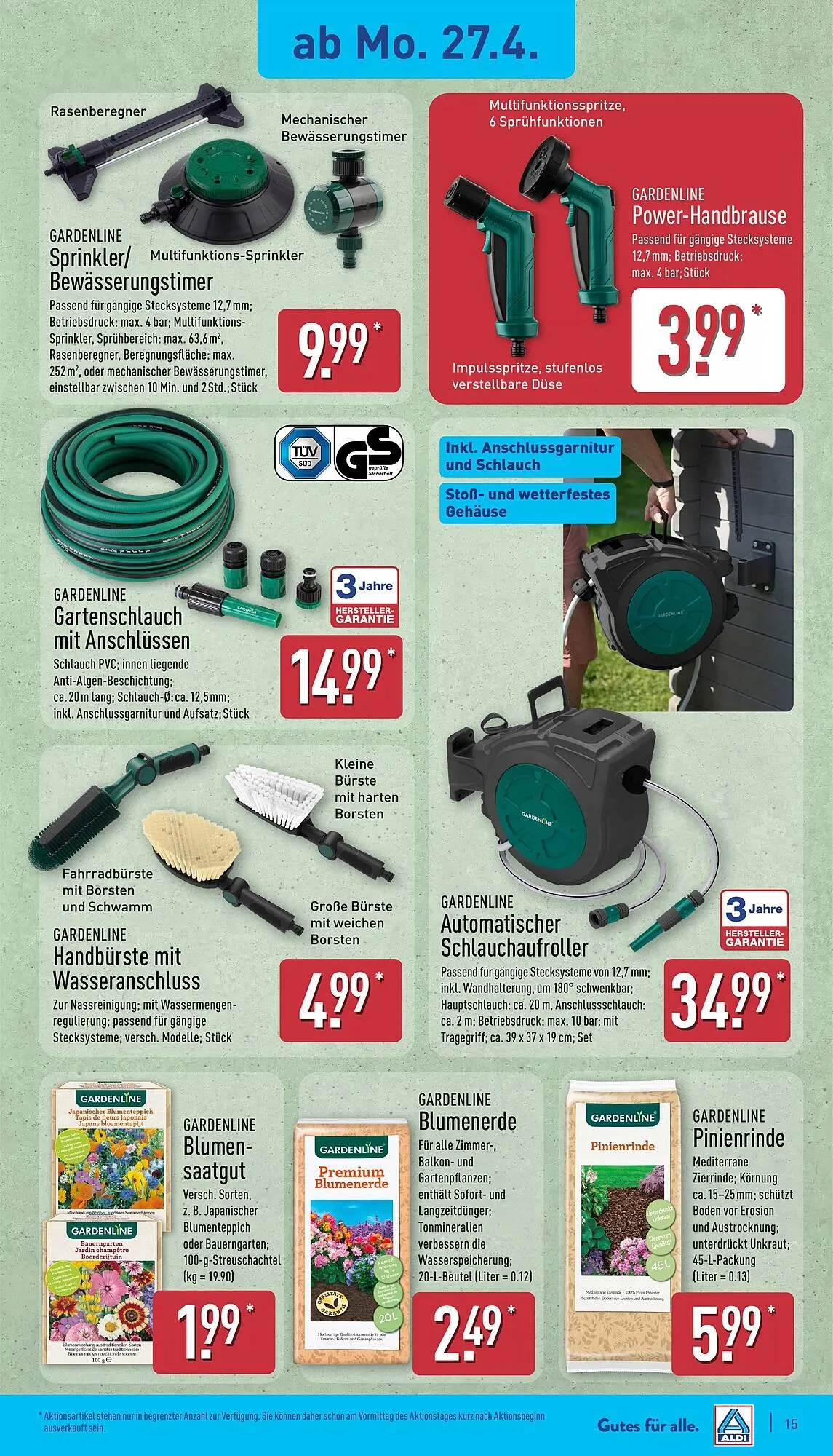 Aldi Nord Prospekt von 27. April bis 2. Mai 2026 - Prospekt seite 15