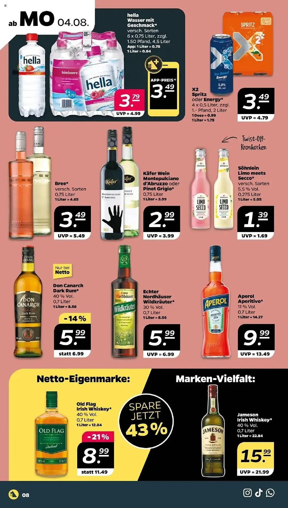 NETTO Prospekt von 4. August bis 9. August 2025 - Prospekt seite 8