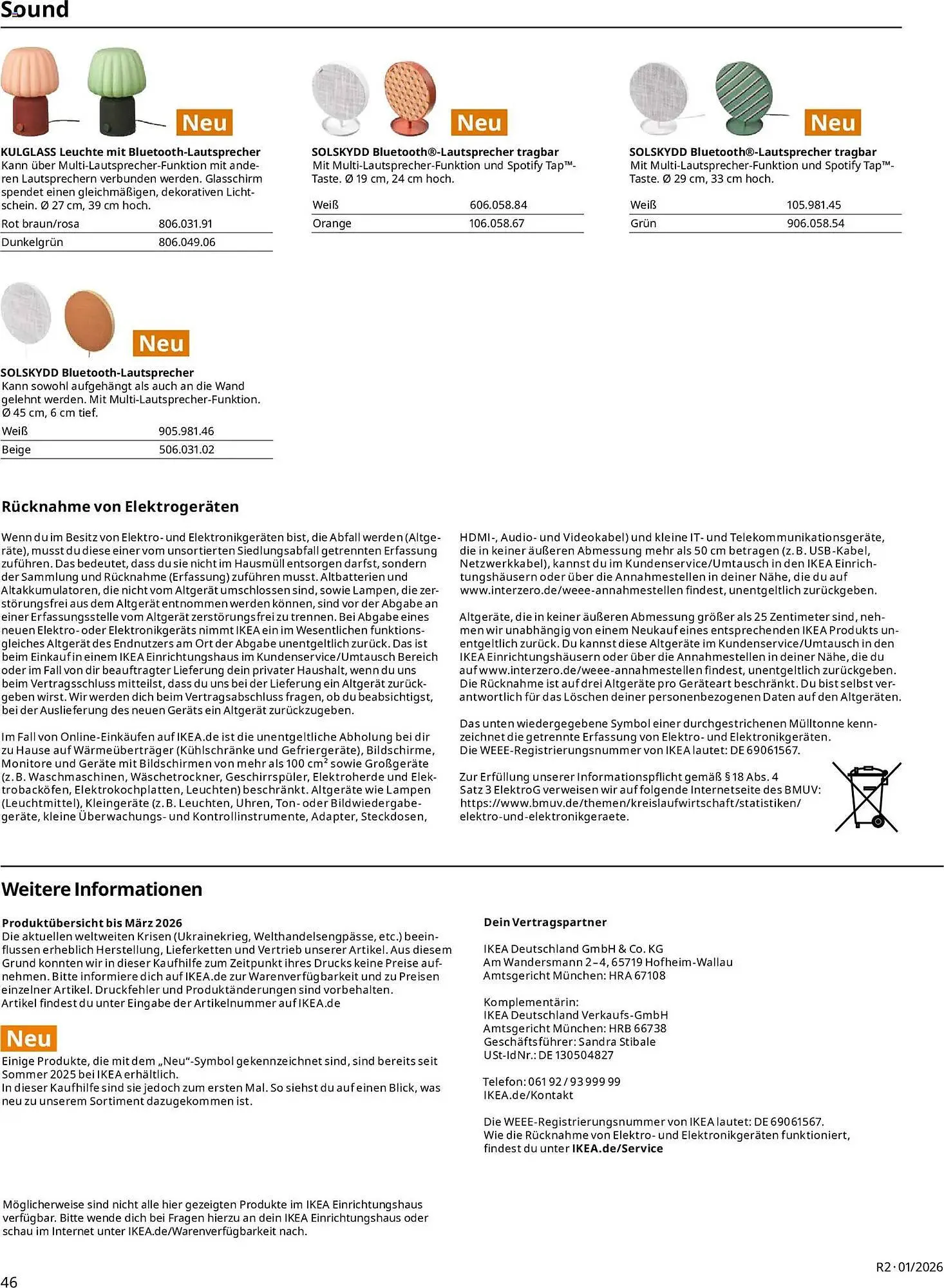 IKEA Prospekt von 2. Januar bis 31. März 2026 - Prospekt seite 46
