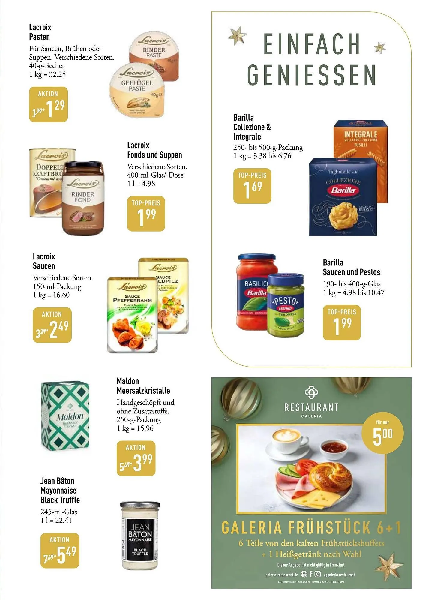 Galeria Markthalle Prospekt von 8. Dezember bis 15. Dezember 2025 - Prospekt seite 13