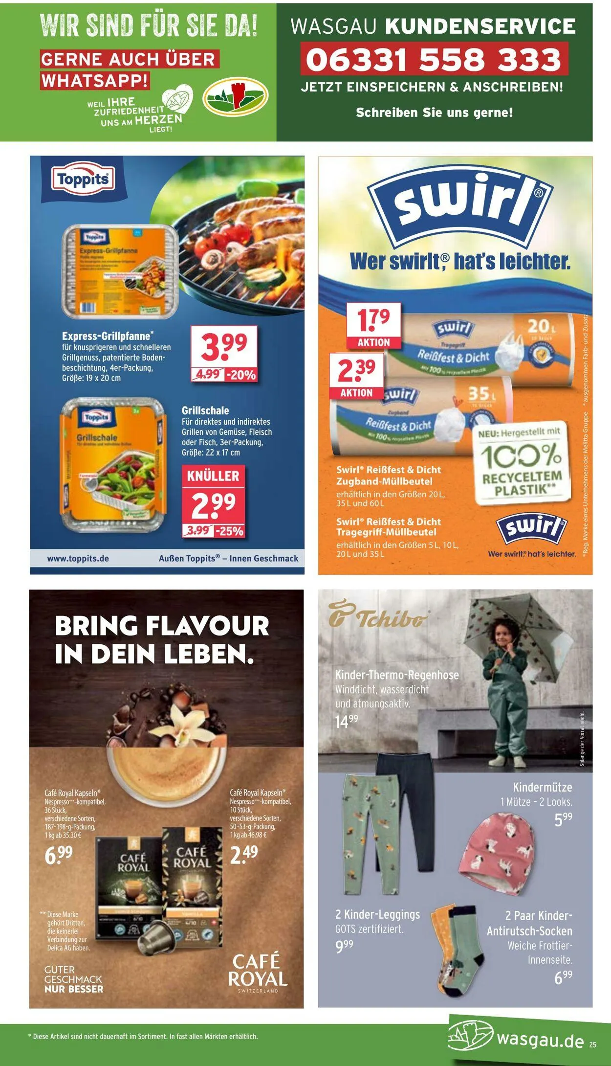 WASGAU Aktueller Prospekt von 21. September bis 5. Oktober 2025 - Prospekt seite 25