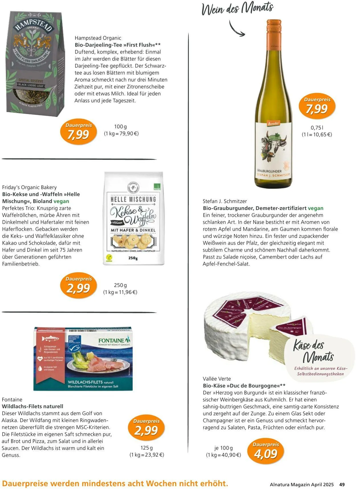 Alnatura von 1. April bis 30. April 2025 - Prospekt seite 49