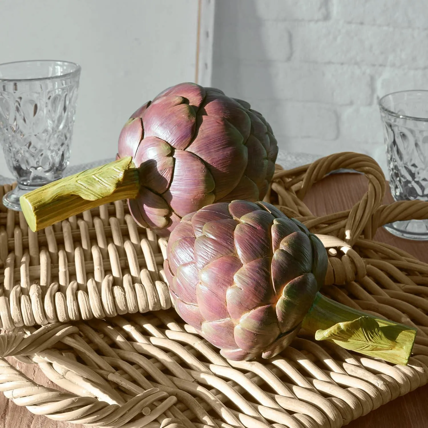 Deko-Artischocke 2er Set Wilorin