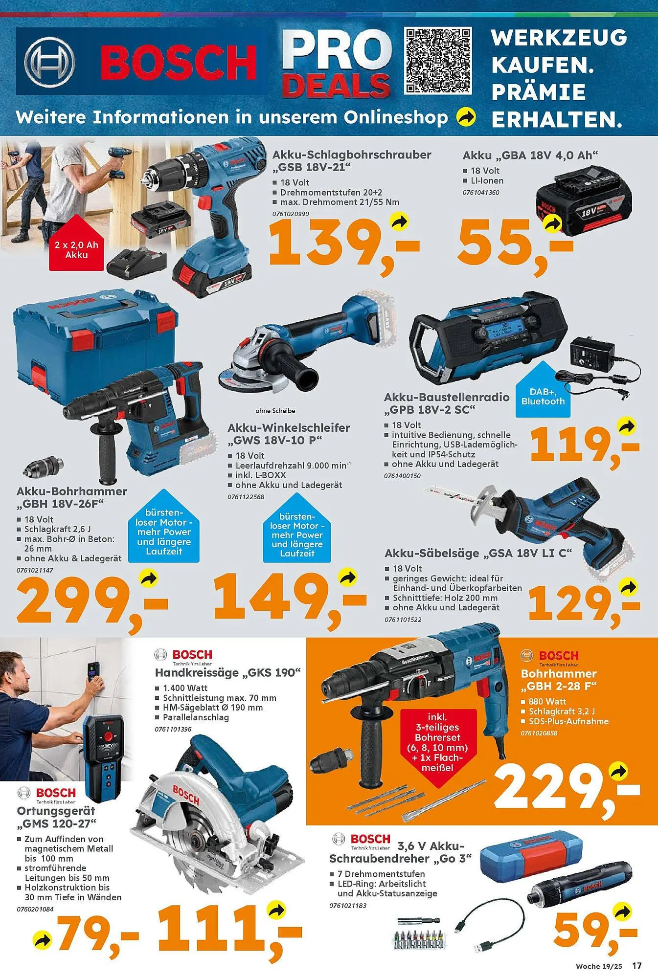 Globus Baumarkt Prospekt von 4. Mai bis 10. Mai 2025 - Prospekt seite 17