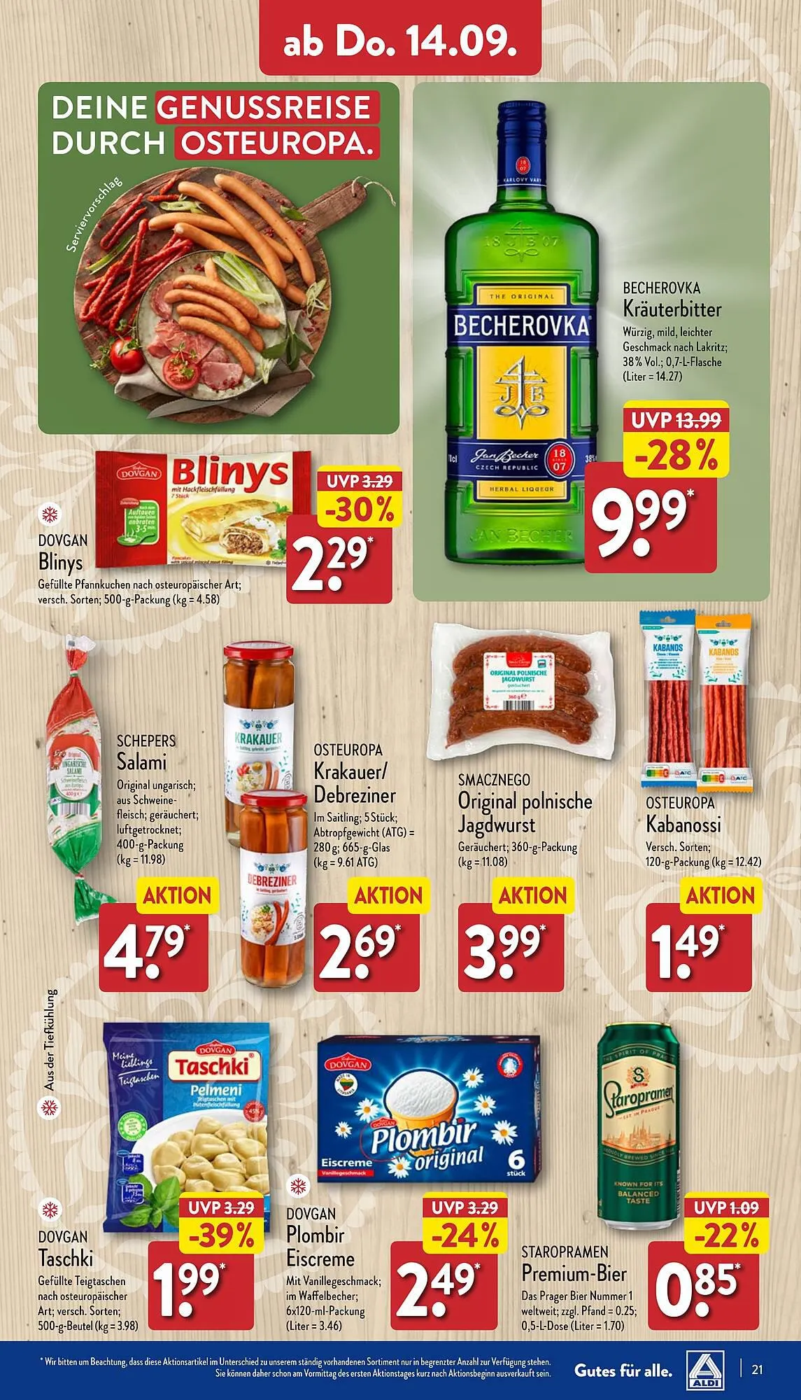 Aldi Duitsland Folder van 14 september tot 20 september 2023 - Folder pagina 21