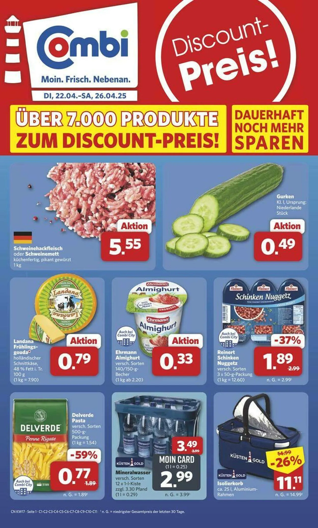 Combi von 22. April bis 26. April 2025 - Prospekt seite 1