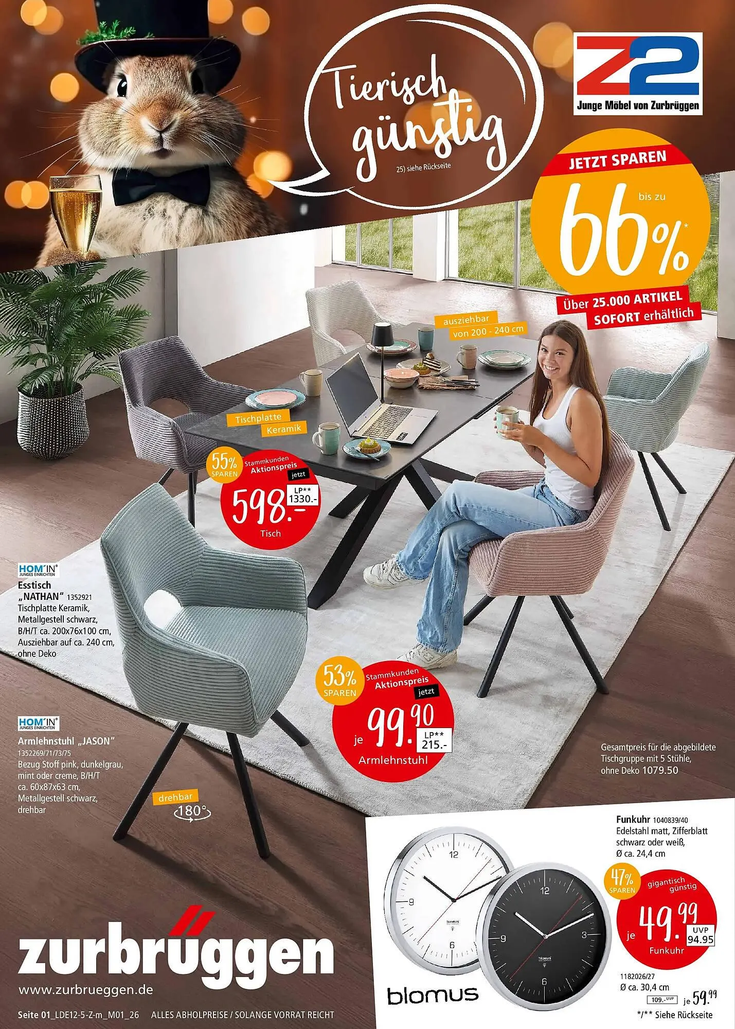 Zurbrüggen Prospekt von 12. Dezember bis 10. Januar 2026 - Prospekt seite 1