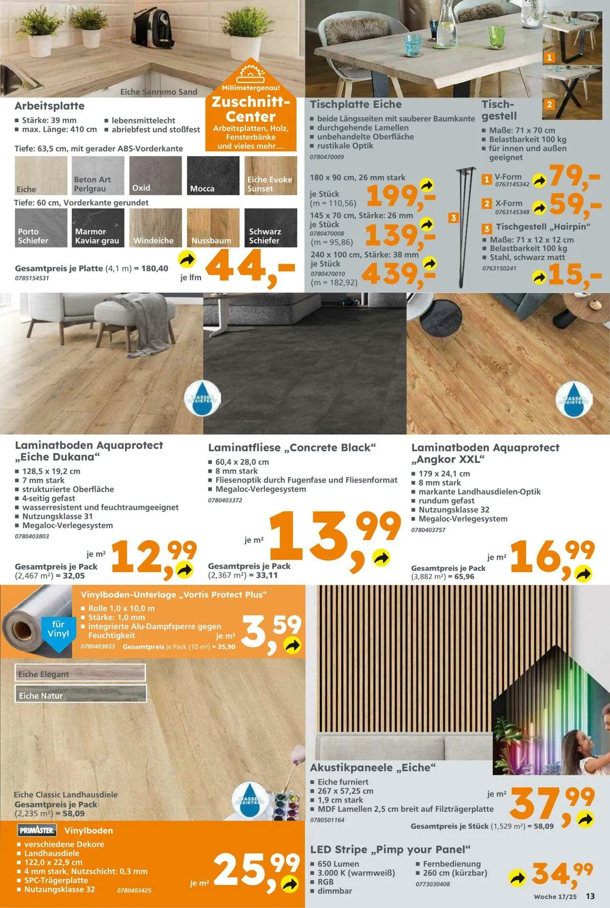 Globus Baumarkt Aktueller Prospekt von 20. April bis 26. April 2025 - Prospekt seite 13