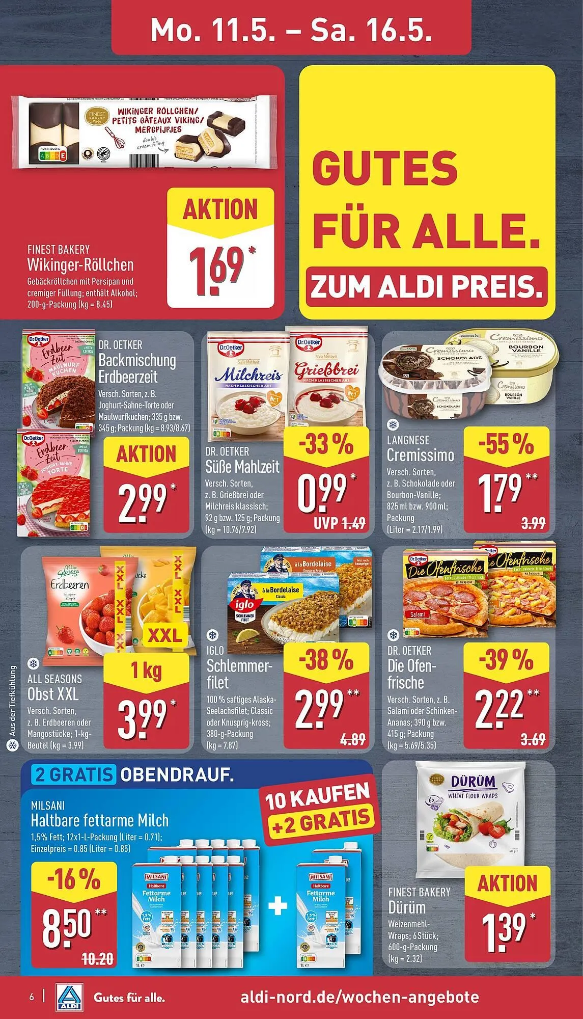 Aldi Nord Prospekt von 11. Mai bis 16. Mai 2026 - Prospekt seite 6