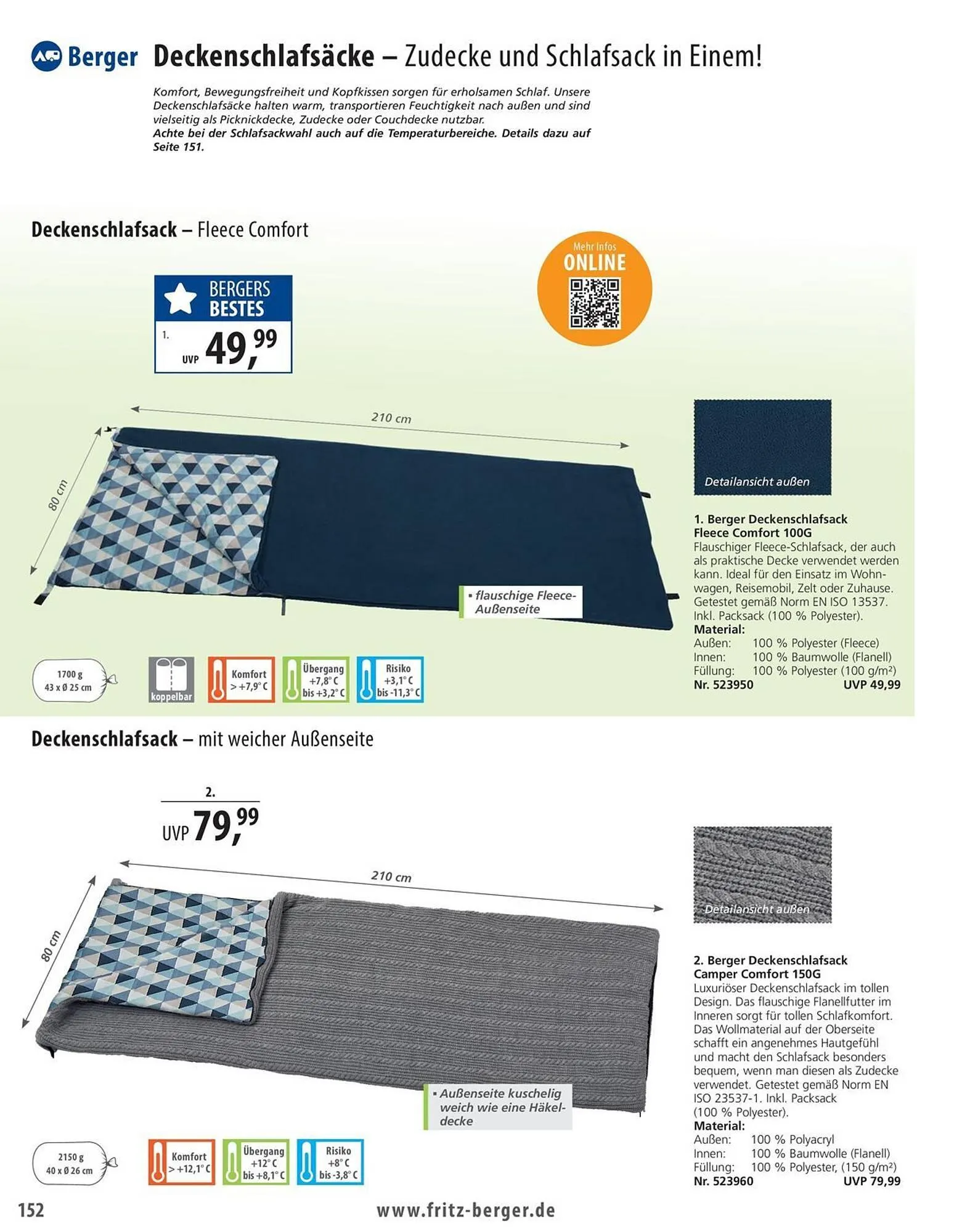 Fritz Berger Prospekt von 27. Mai bis 31. Dezember 2025 - Prospekt seite 152