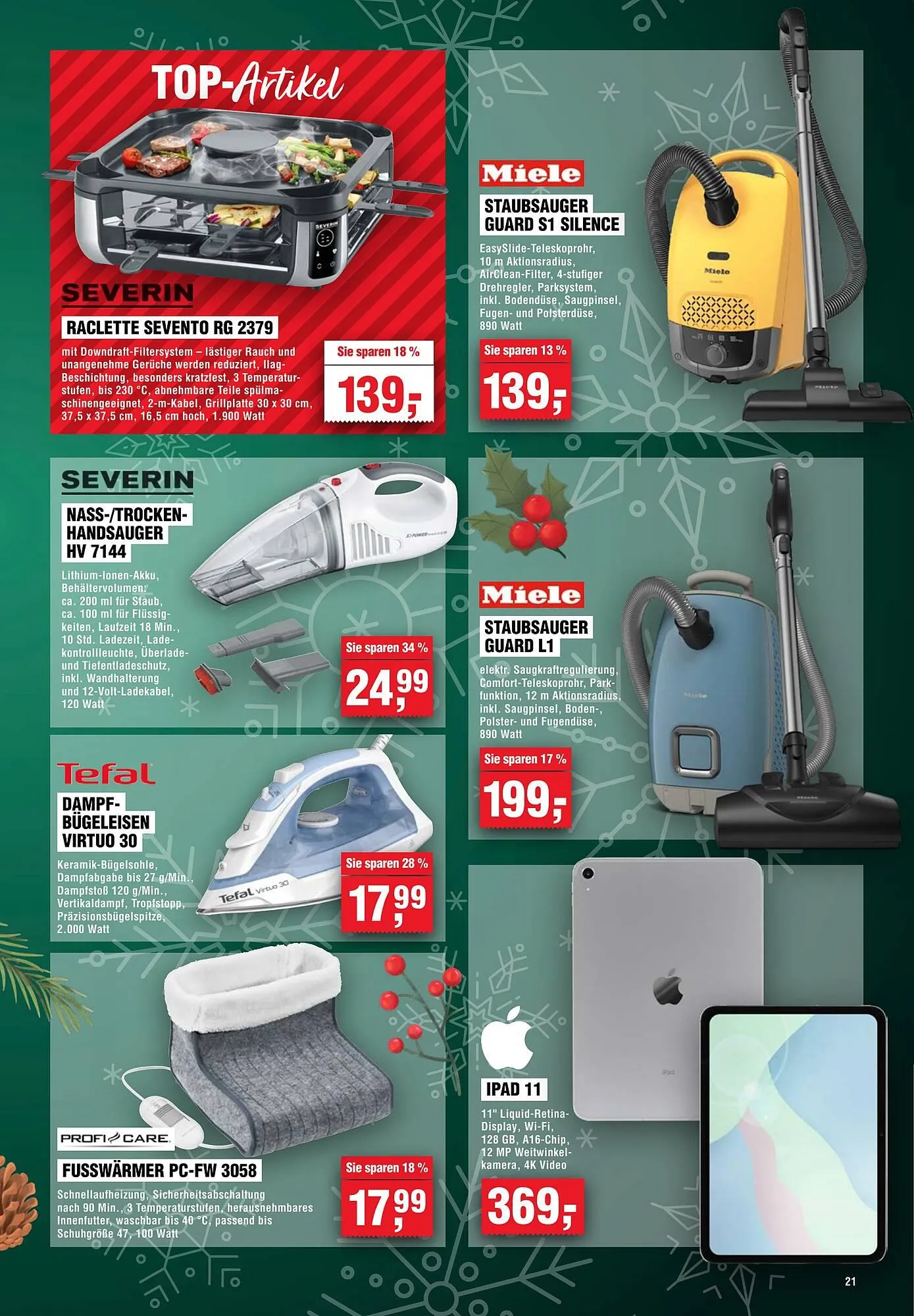 Handelshof Prospekt von 11. Dezember bis 17. Dezember 2025 - Prospekt seite 21