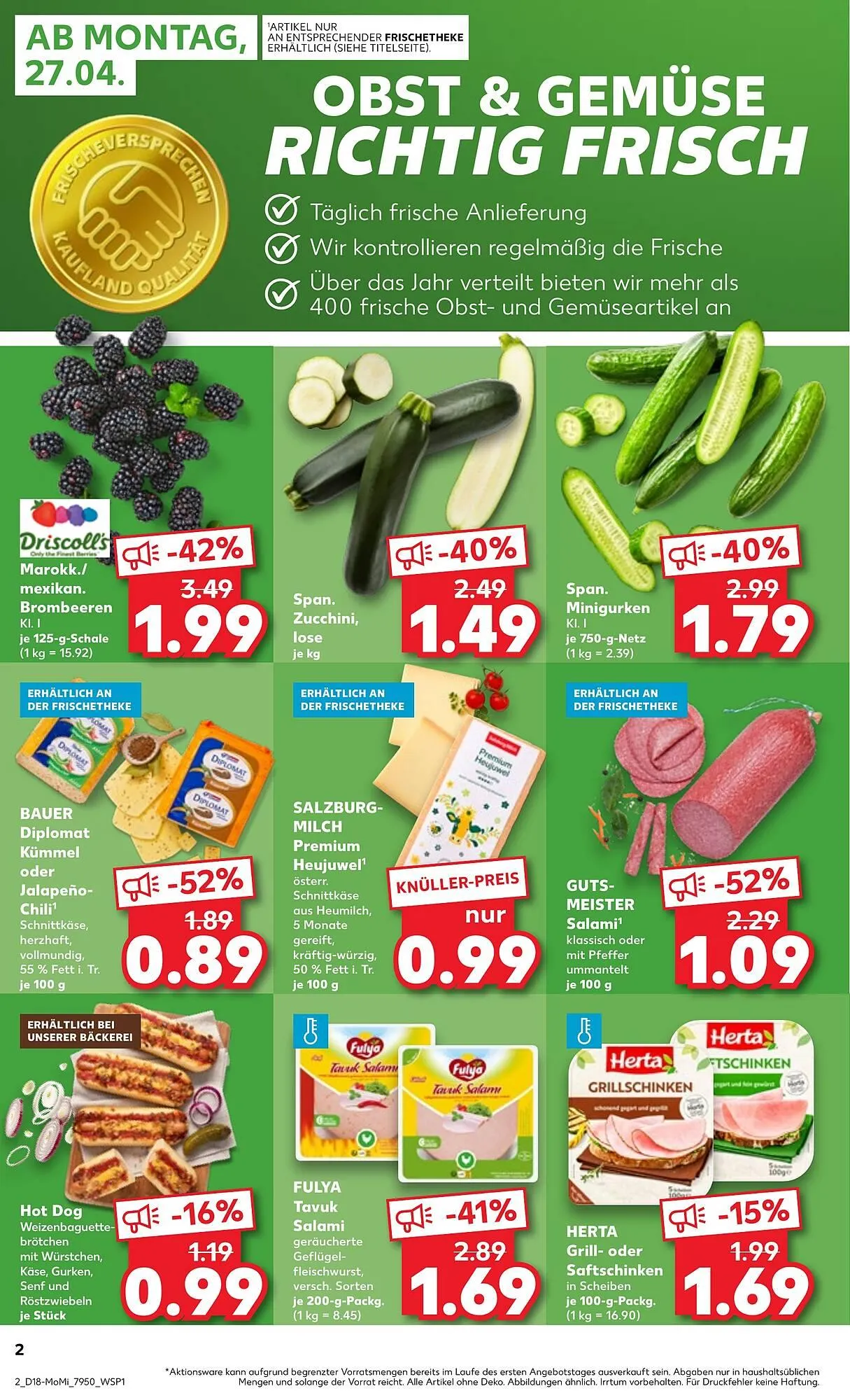Kaufland Prospekt von 27. April bis 29. April 2026 - Prospekt seite 2