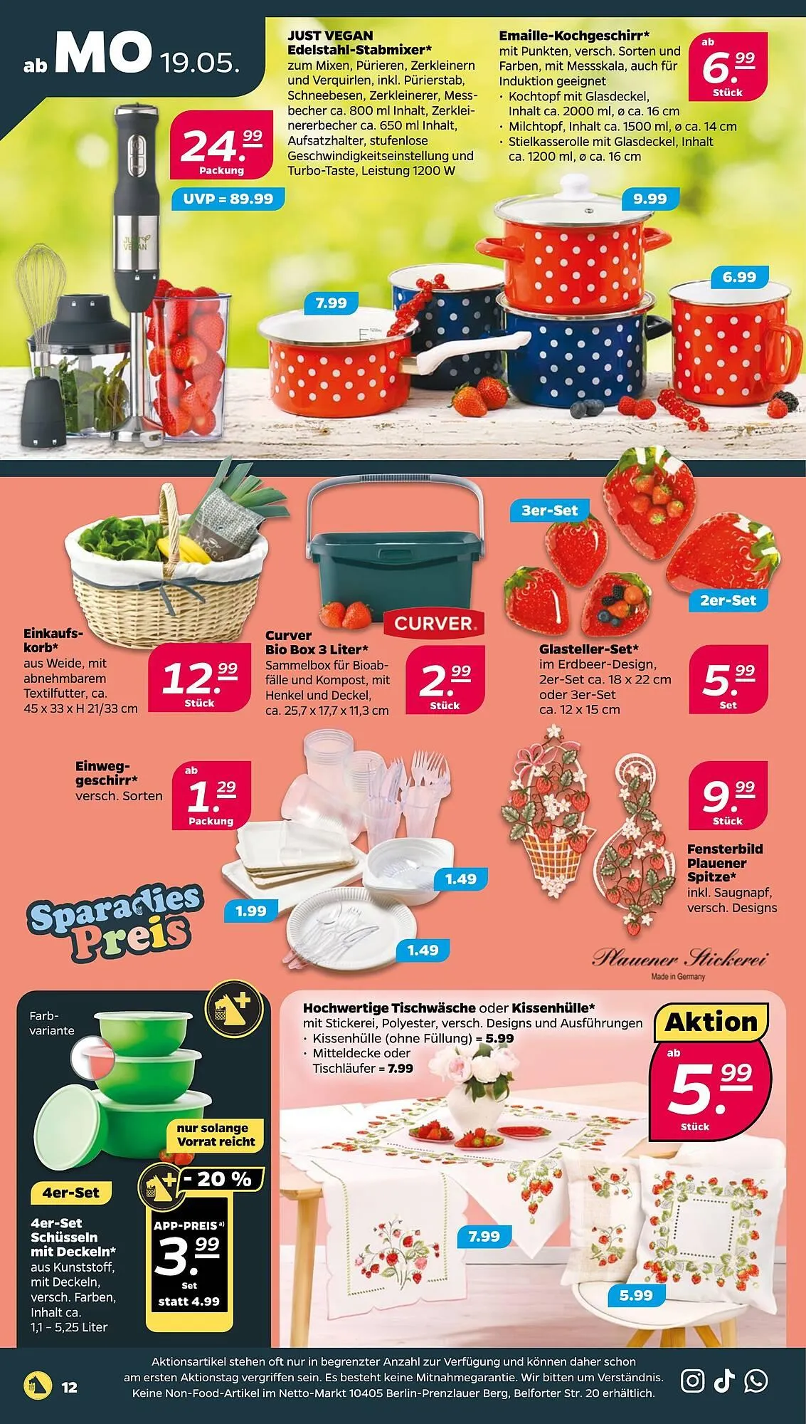 NETTO Prospekt von 19. Mai bis 24. Mai 2025 - Prospekt seite 12