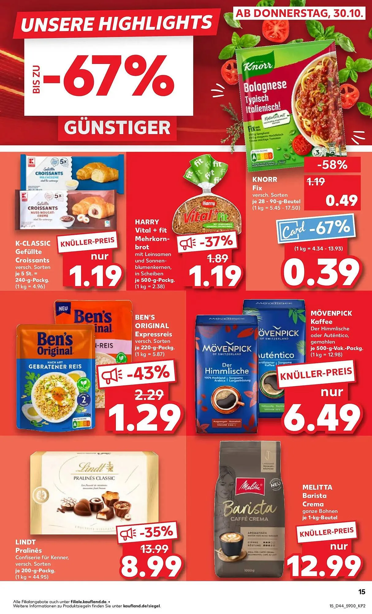 Kaufland Prospekt von 2. November bis 5. November 2025 - Prospekt seite 15