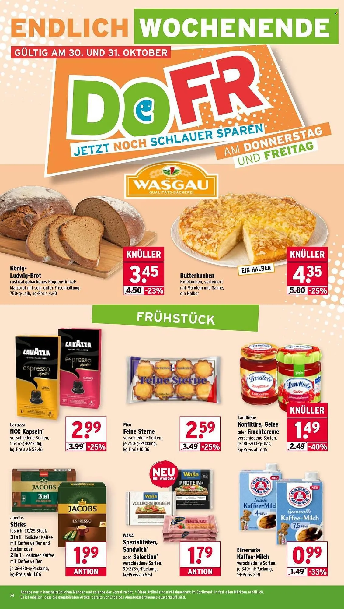 Wasgau Prospekt von 27. Oktober bis 3. November 2025 - Prospekt seite 24