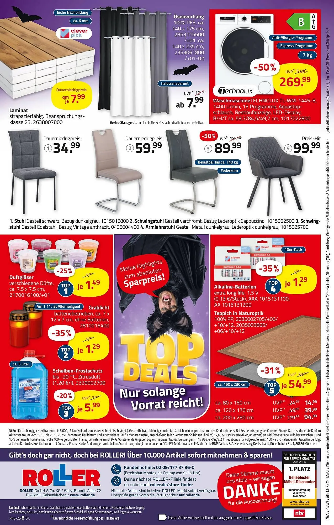 ROLLER Prospekt von 19. Oktober bis 25. Oktober 2025 - Prospekt seite 9