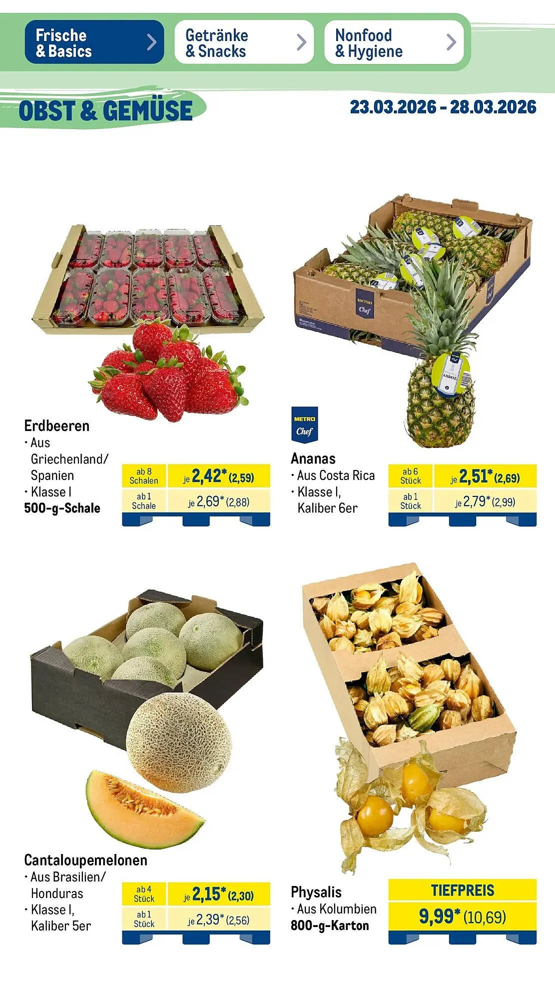 METRO Prospekt von 22. März bis 28. März 2026 - Prospekt seite 10