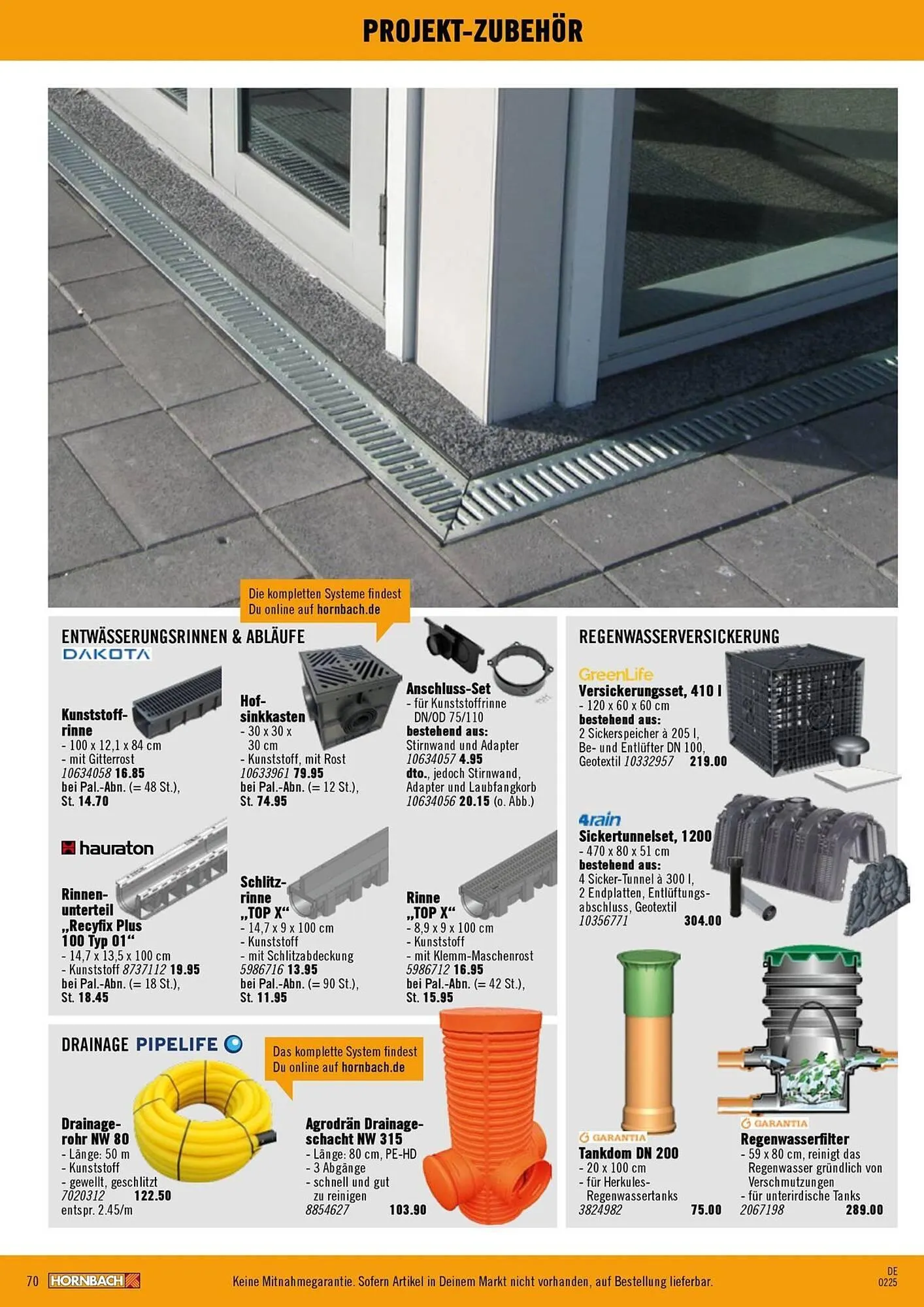 Hornbach Prospekt von 9. April bis 15. April 2025 - Prospekt seite 70