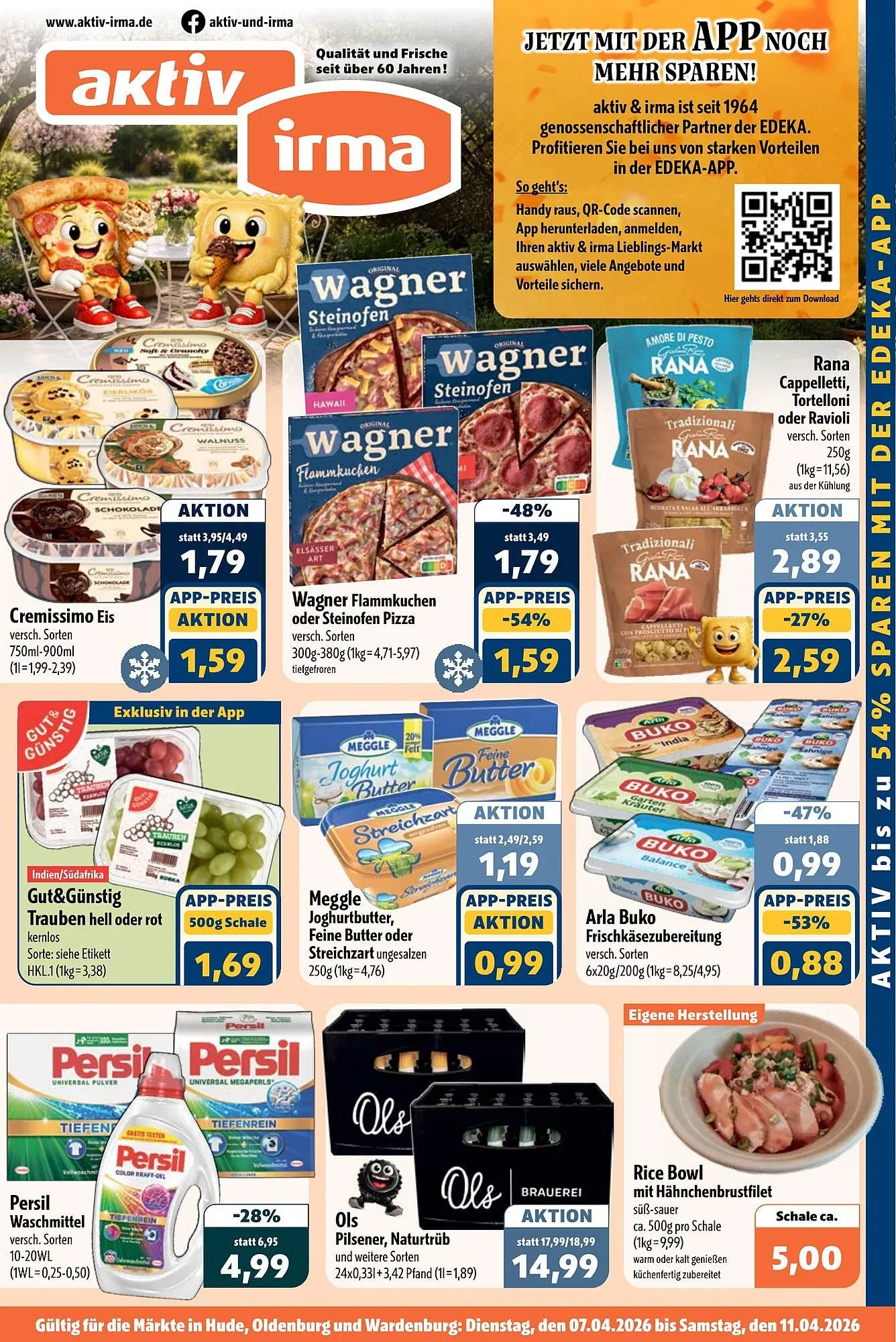 Aktiv Irma Prospekt von 6. April bis 11. April 2026 - Prospekt seite 1