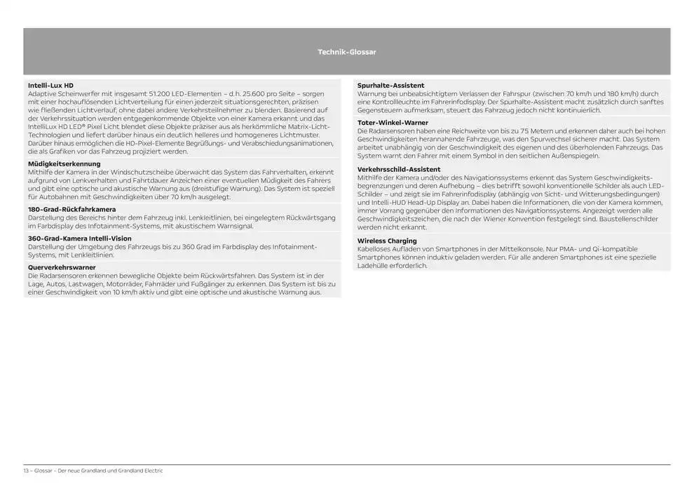 Opel Neuer Grandland von 26. September bis 26. September 2025 - Prospekt seite 13