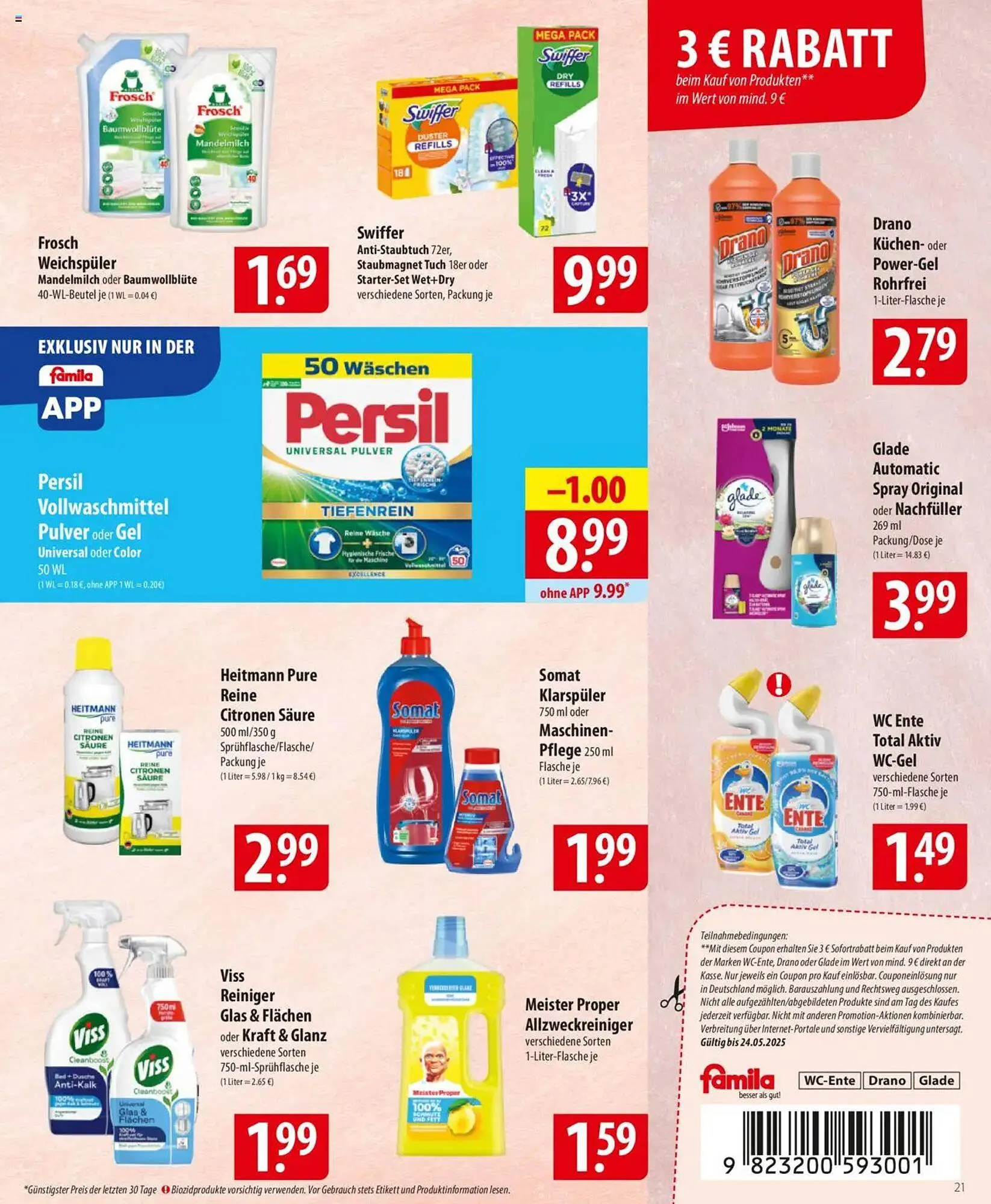 Famila Nord Ost Prospekt von 19. Mai bis 24. Mai 2025 - Prospekt seite 21