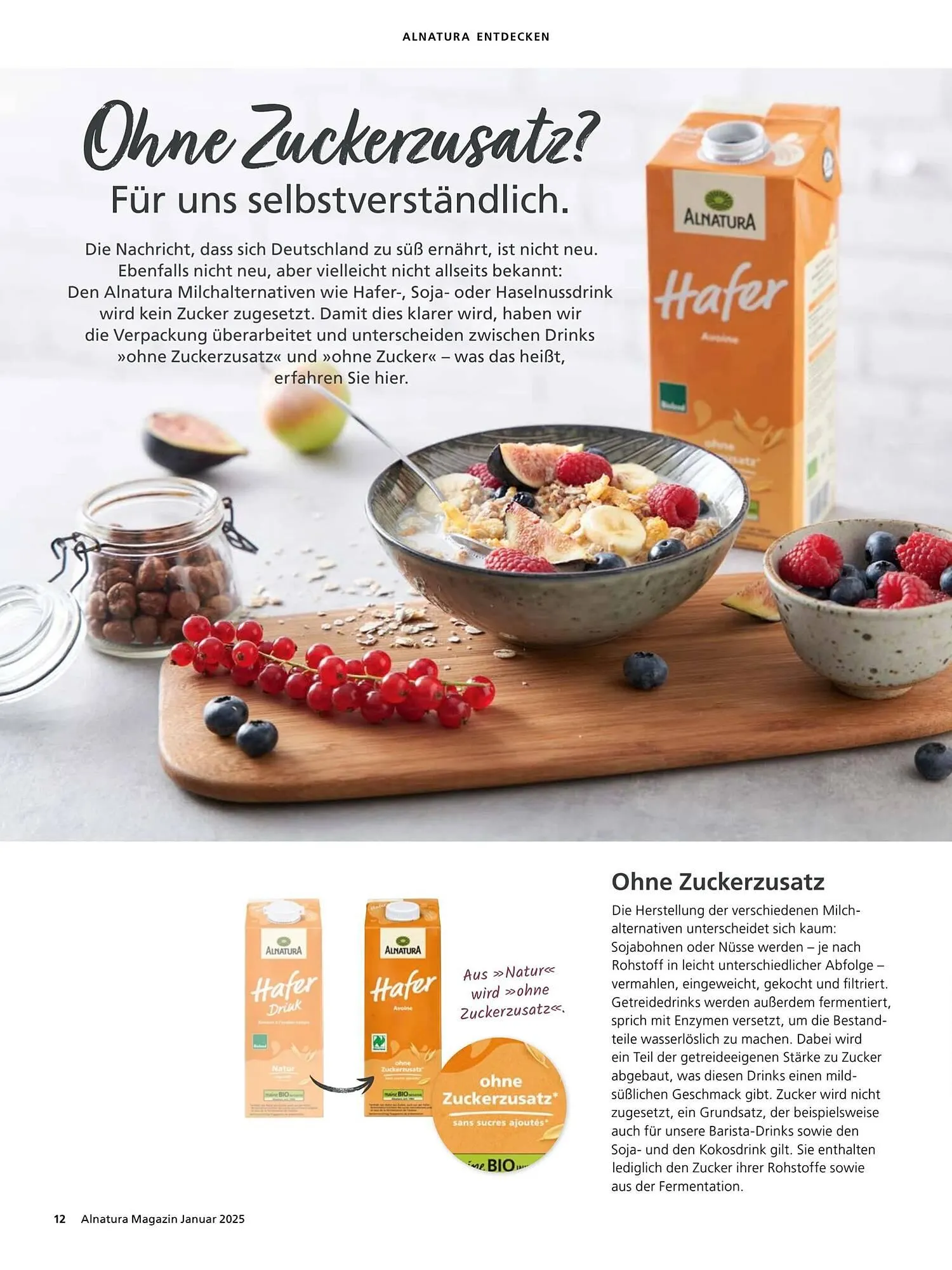 Alnatura Prospekt von 8. Januar bis 1. Februar 2025 - Prospekt seite 12