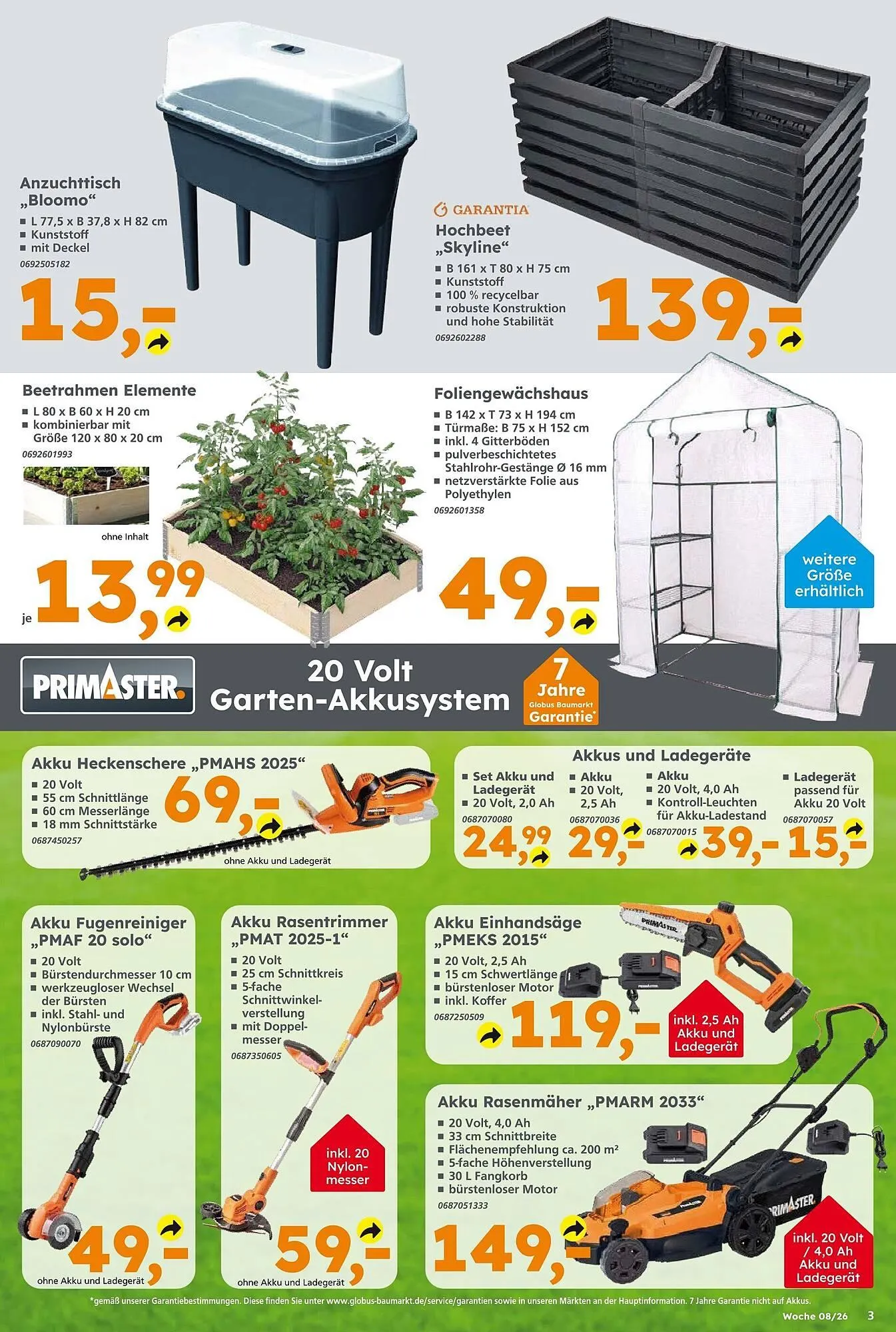 Globus Baumarkt Prospekt von 15. Februar bis 21. Februar 2026 - Prospekt seite 3