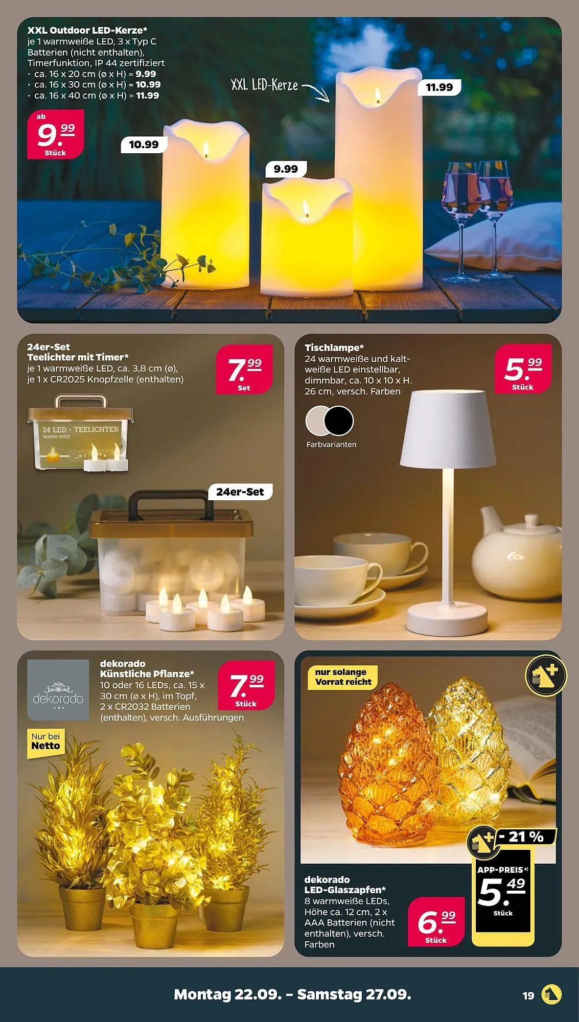 NETTO Prospekt von 22. September bis 27. September 2025 - Prospekt seite 19