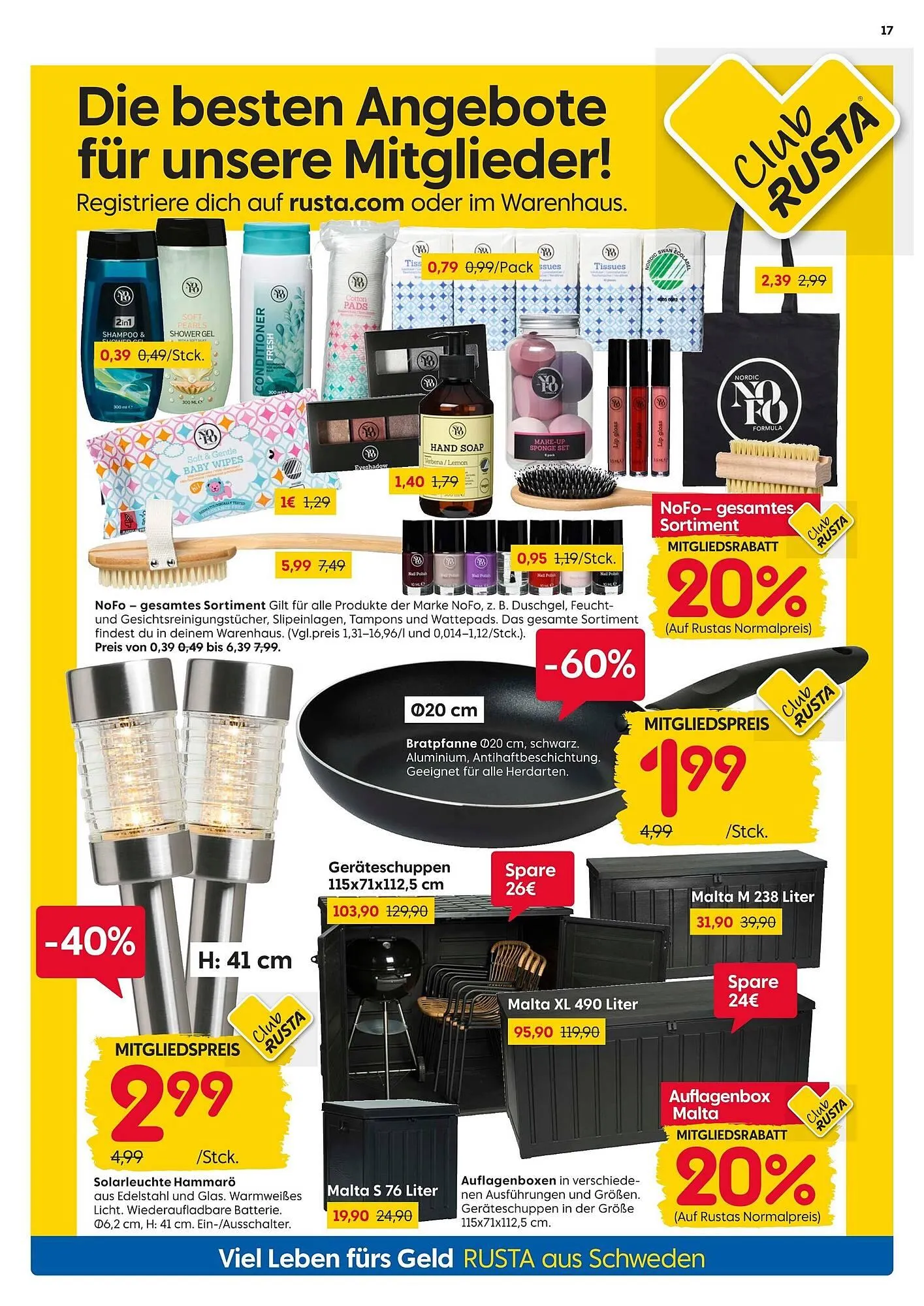 Rusta Prospekt von 29. März bis 4. April 2025 - Prospekt seite 17