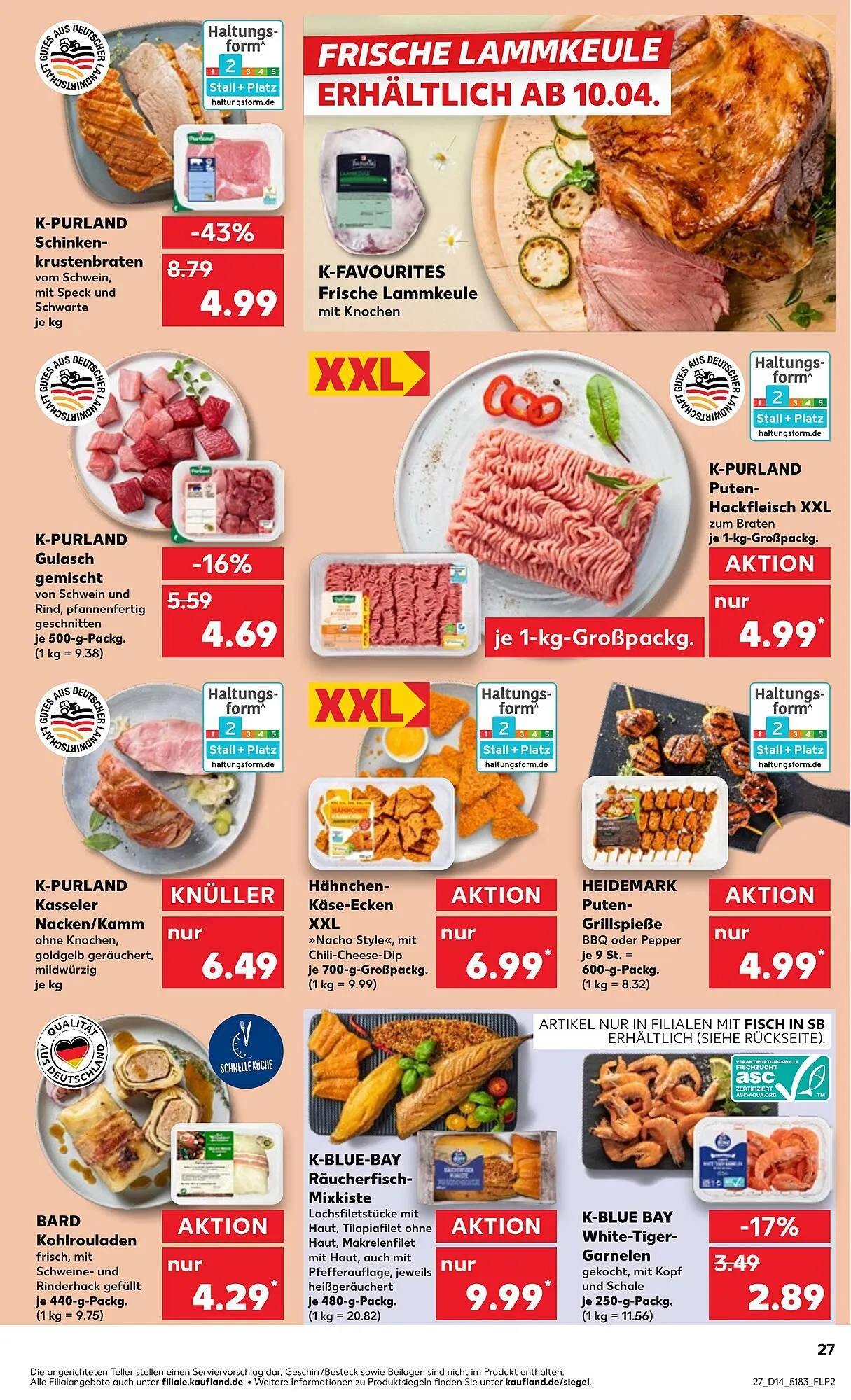 Kaufland Prospekt von 3. April bis 9. April 2025 - Prospekt seite 27