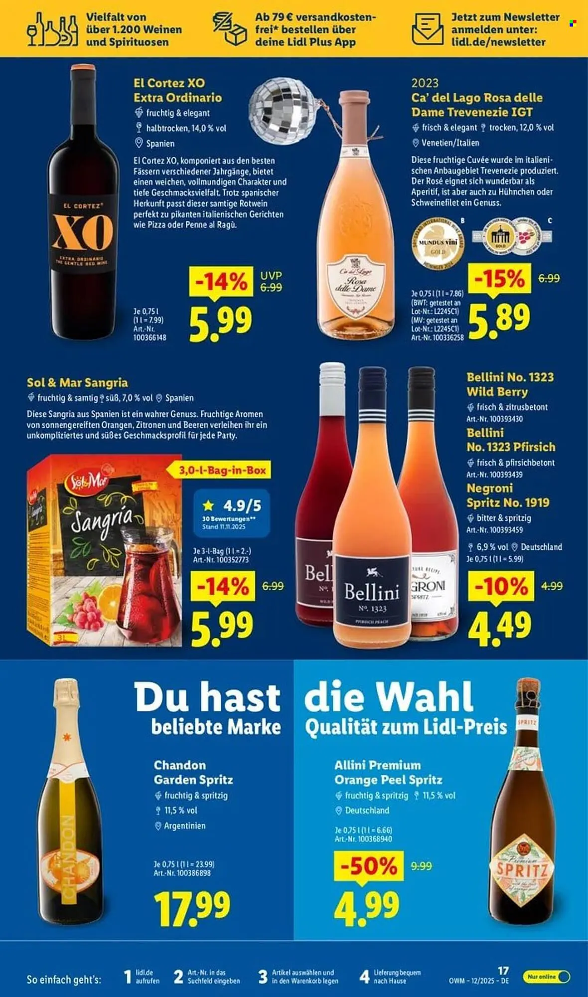 Lidl Prospekt von 1. Dezember bis 31. Dezember 2025 - Prospekt seite 17
