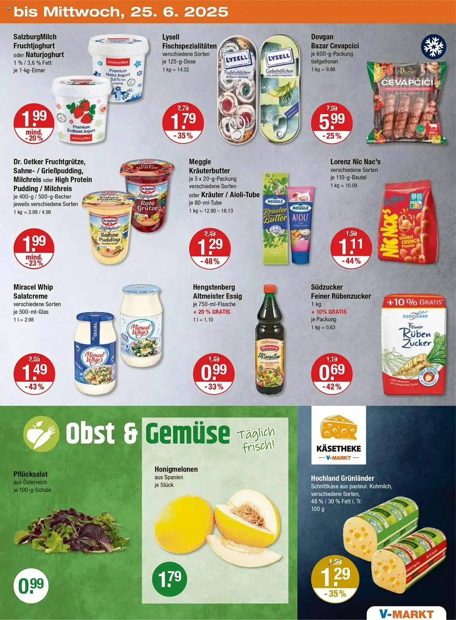 V Markt Prospekt von 20. Juni bis 25. Juni 2025 - Prospekt seite 19