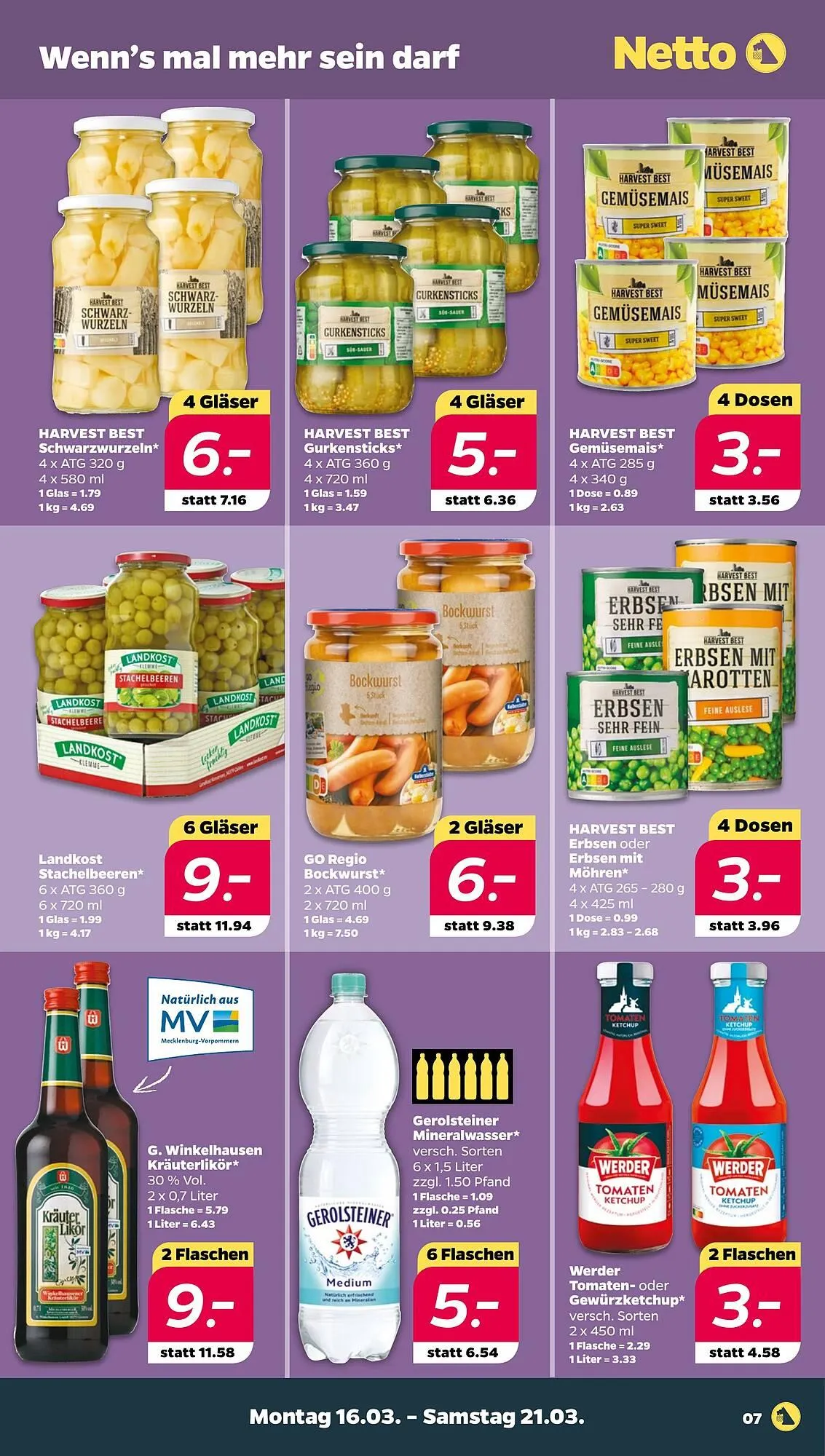 NETTO Prospekt von 16. März bis 21. März 2026 - Prospekt seite 7