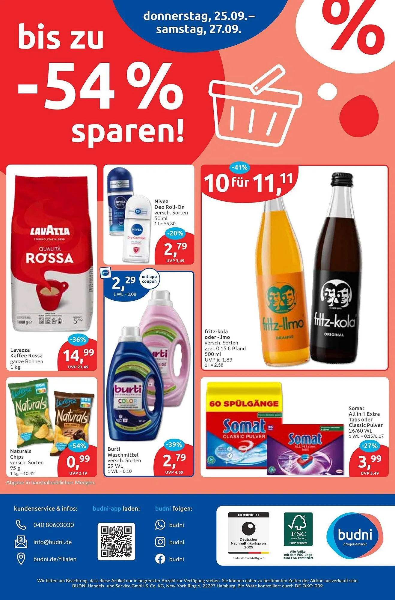 Budni Prospekt von 22. September bis 27. September 2025 - Prospekt seite 8