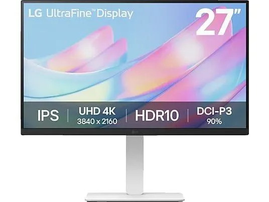 LG 27US550-W 27 Zoll UHD 4K Monitor (5 ms Reaktionszeit, 60 Hz)