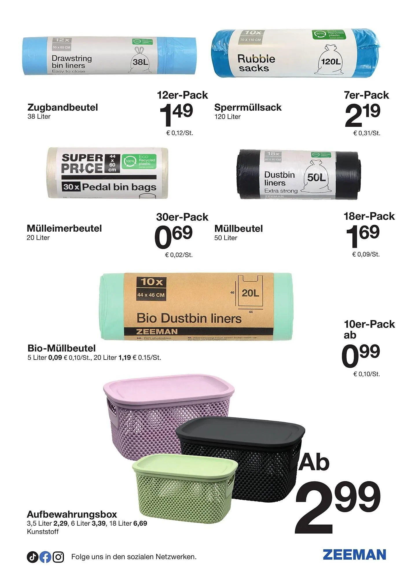 Zeeman Prospekt von 27. Dezember bis 9. Januar 2026 - Prospekt seite 11