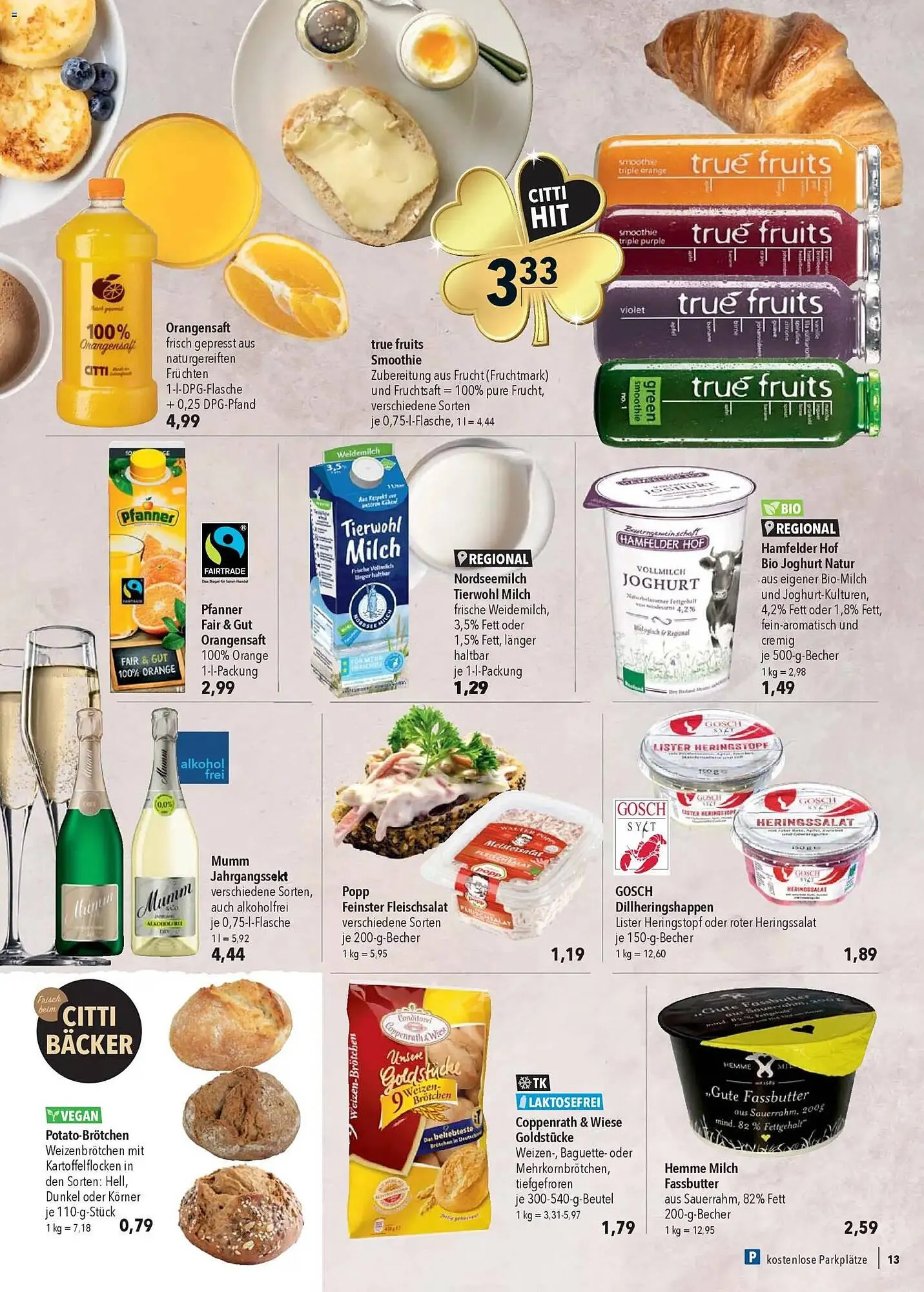 CITTI Markt Prospekt von 27. Dezember bis 31. Dezember 2025 - Prospekt seite 13