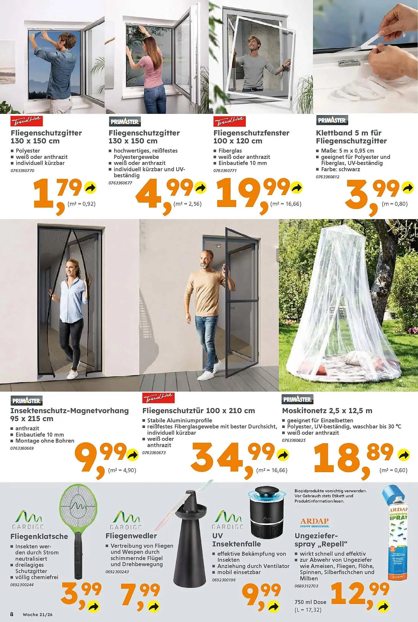 Globus Baumarkt Prospekt von 17. Mai bis 23. Mai 2026 - Prospekt seite 8