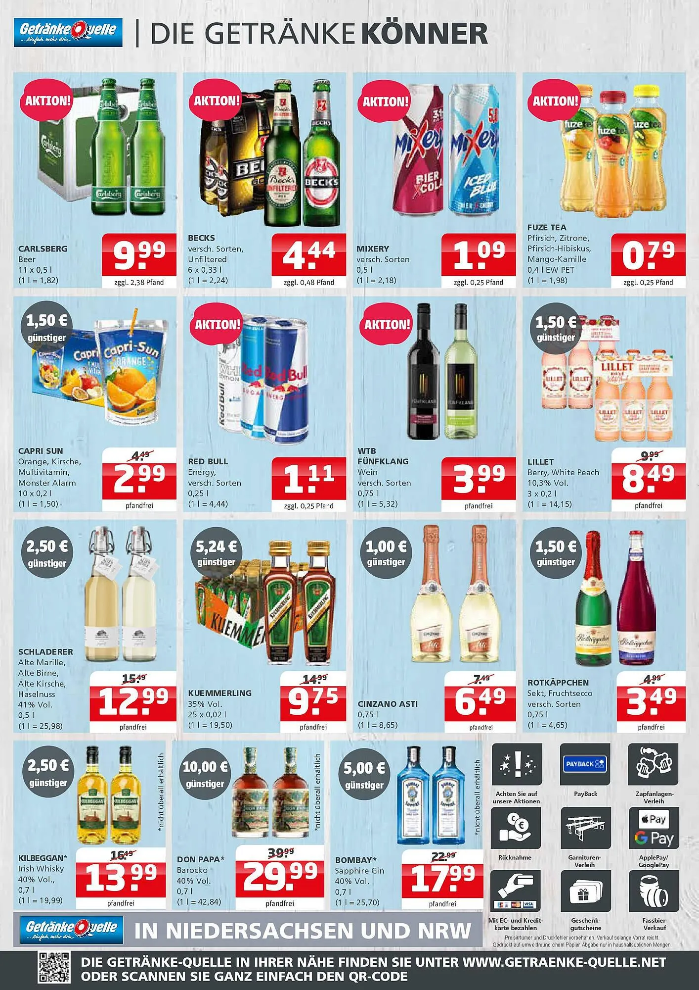 Getränke Quelle Prospekt von 17. August bis 30. August 2025 - Prospekt seite 4