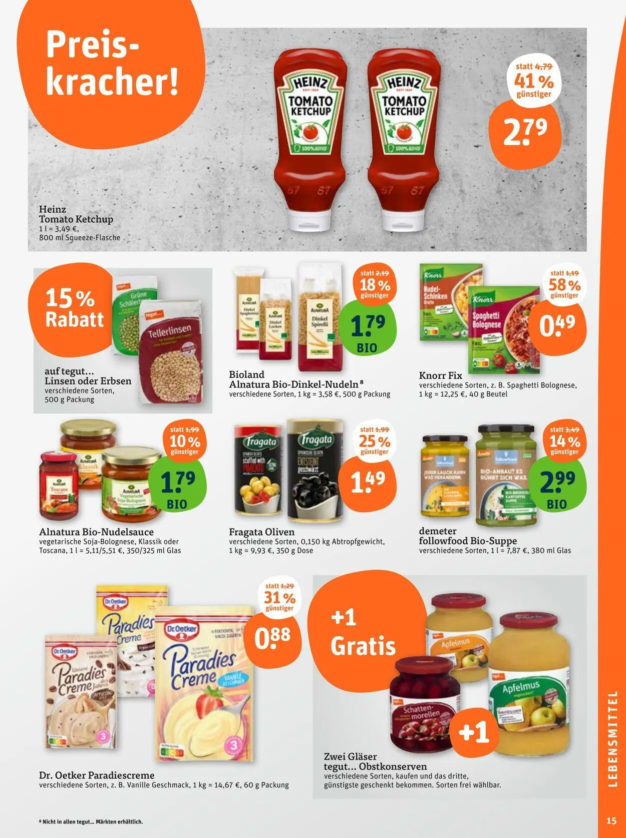 Tegut Aktueller Prospekt von 30. Juni bis 6. Juli 2025 - Prospekt seite 17