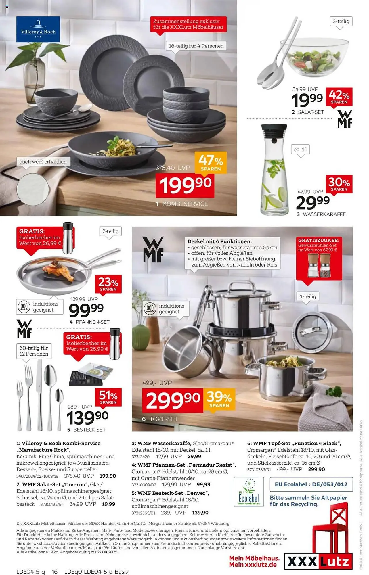 XXXLutz Prospekt von 13. April bis 27. April 2025 - Prospekt seite 16