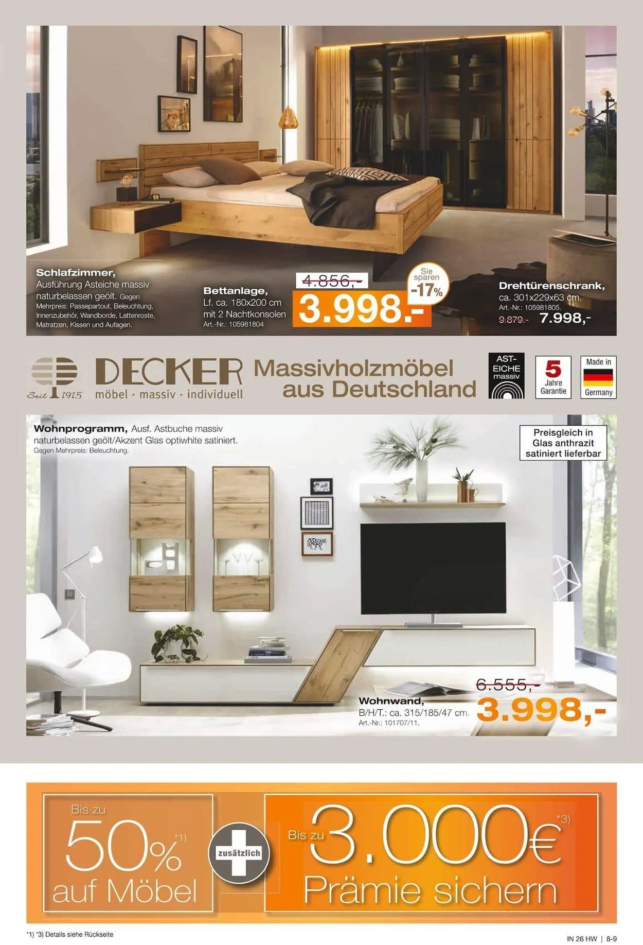 Möbel Inhofer Aktueller Prospekt von 15. Dezember bis 29. Dezember 2025 - Prospekt seite 9