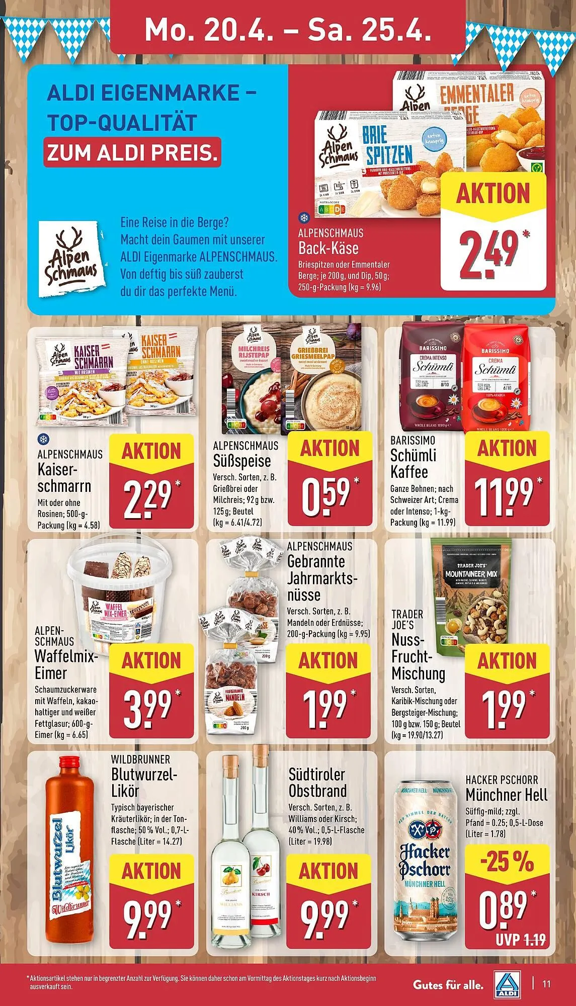 Aldi Nord Prospekt von 20. April bis 25. April 2026 - Prospekt seite 11
